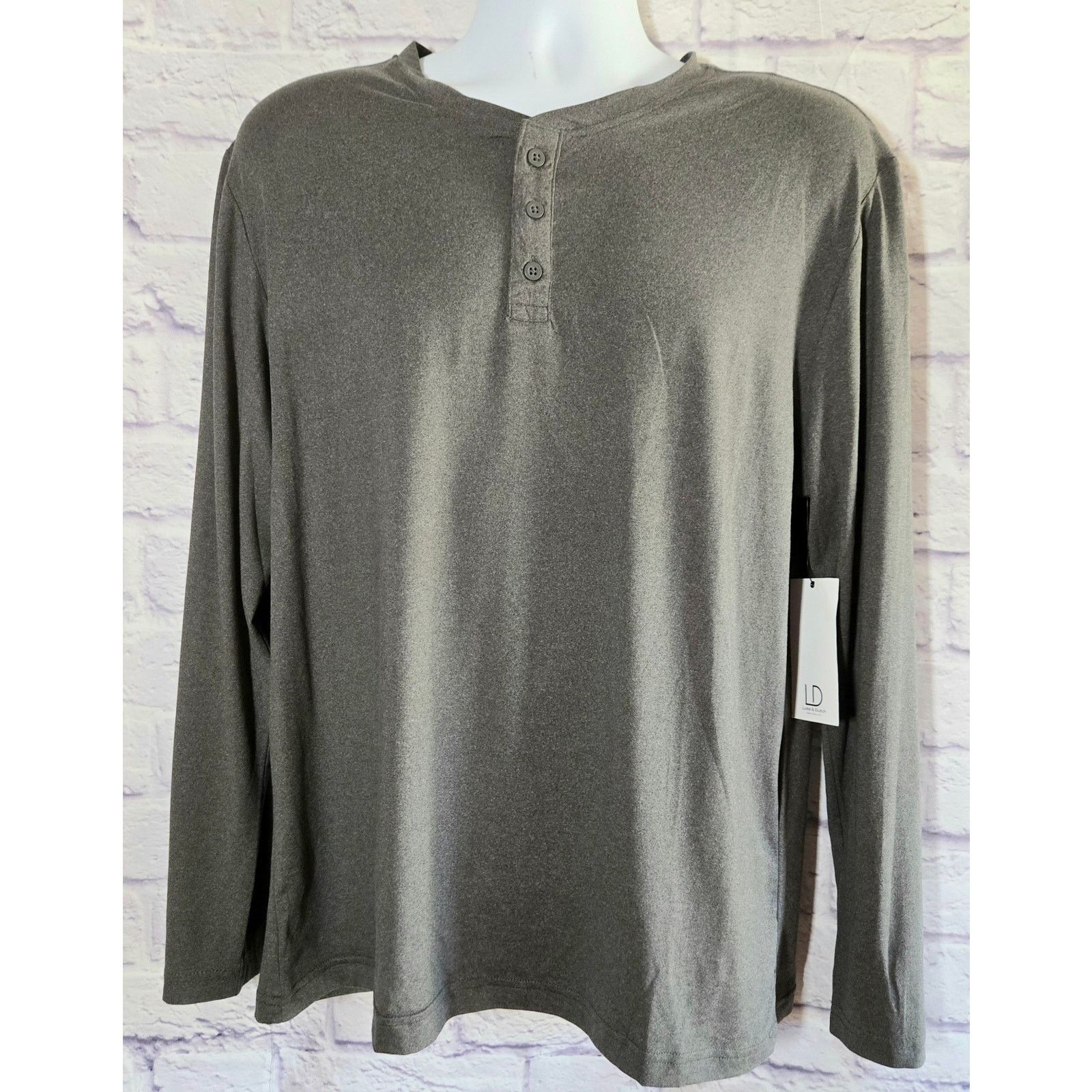 Other Luke & Dutch Gray Long Sleeve Ultra Soft Shirt Large NWTS Size US L / EU 52-54 / 3 - 1 Thumbnail