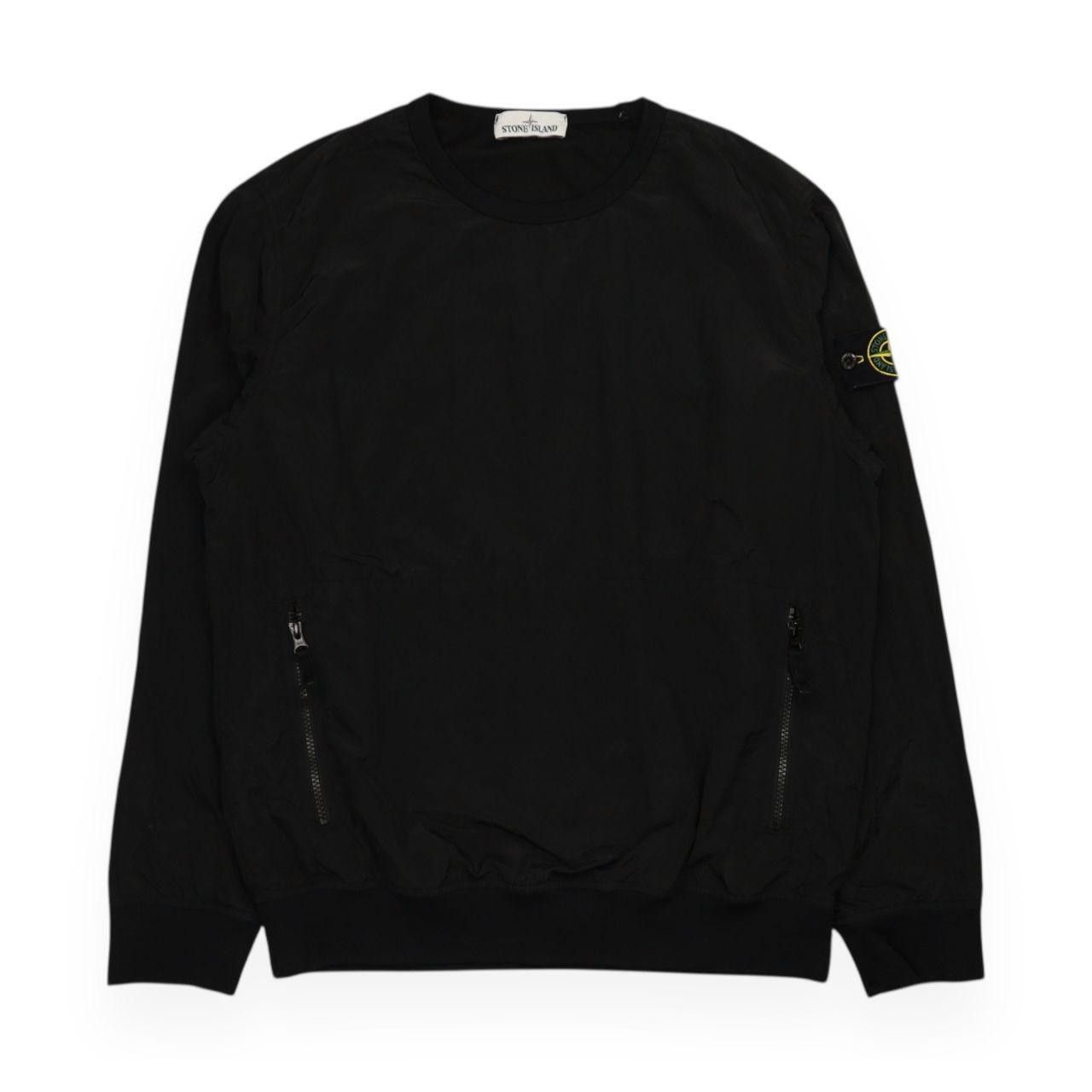 Stone Island A/W 18 Nylon Metal Pullover Sweatshirt in Black, Men's