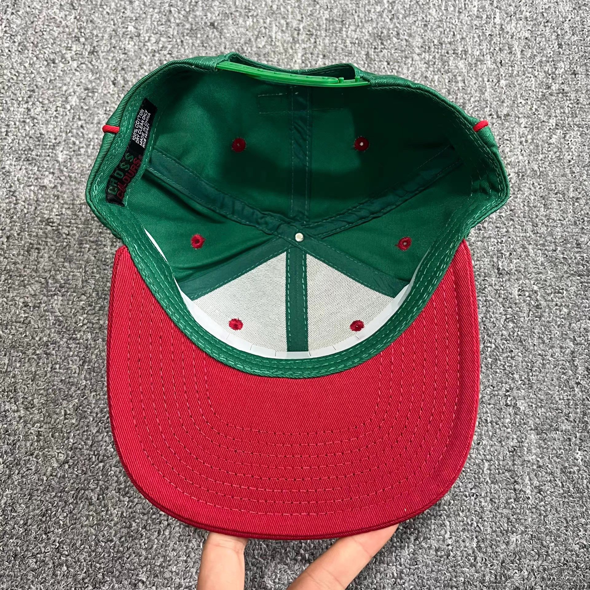 Cross Colours Cross Coloursembroideredcurvedbrim baseball cap sun hat Size ONE SIZE - 3 Thumbnail