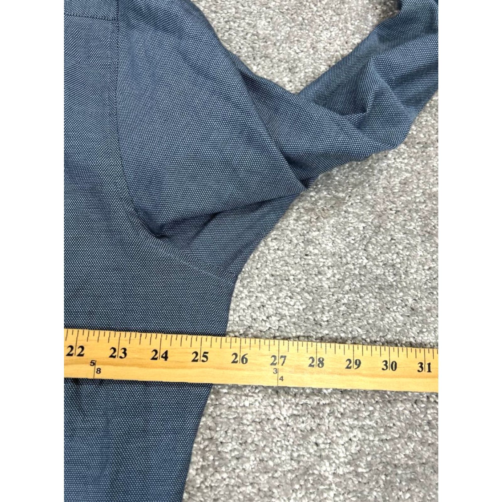 Ted Baker Ted Baker Endurance Dress Shirt Mens 17 Blue Button-Down Shirt Dress Shirt Mens 17 Blue Ted Baker Endurance Regular Size 46R - 6 Thumbnail