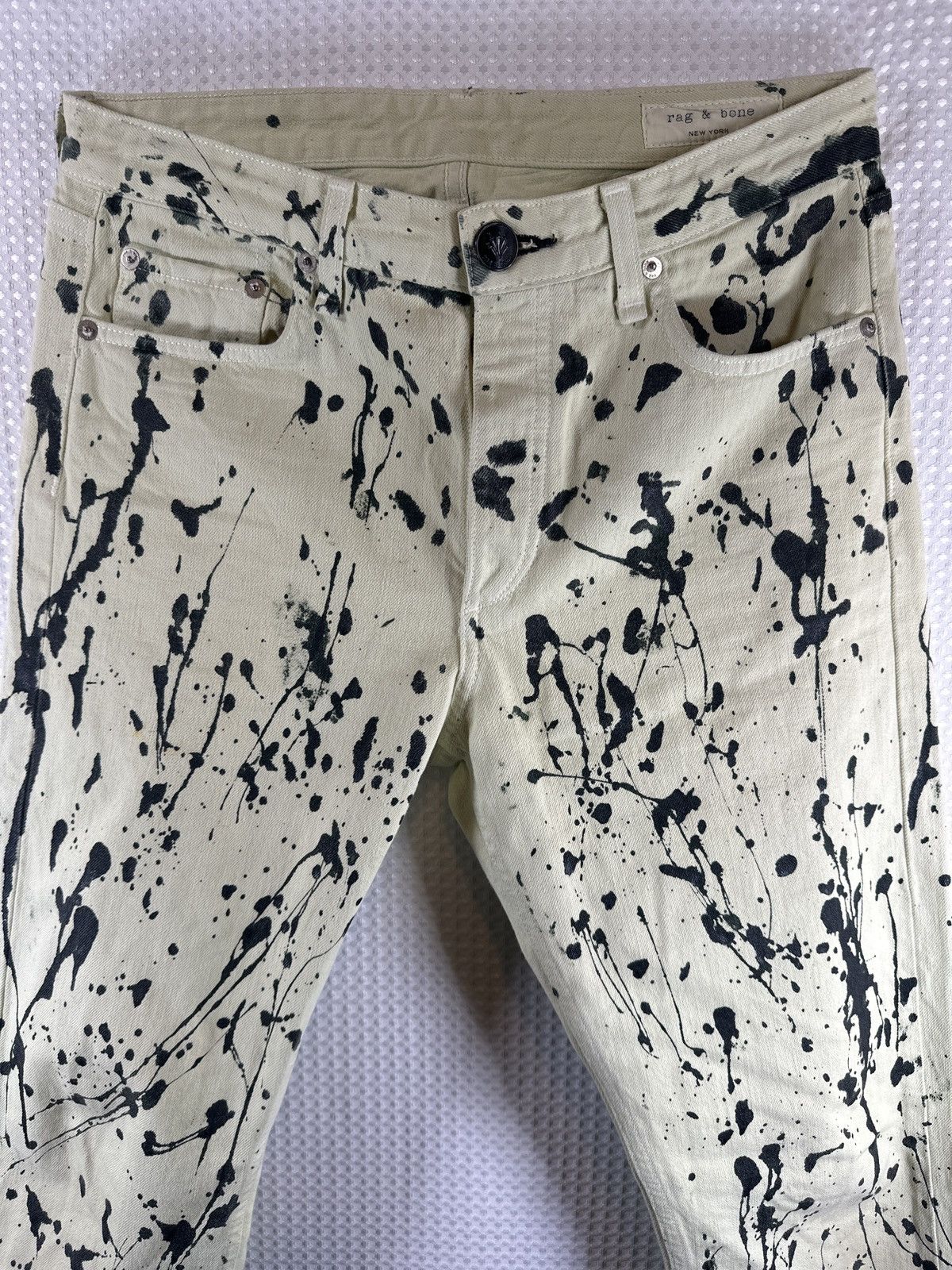 Rag & Bone Rag & Bone Animal Gsble Acid Wash Jeans Size 27" / US 4 / IT 40 - 4 Thumbnail