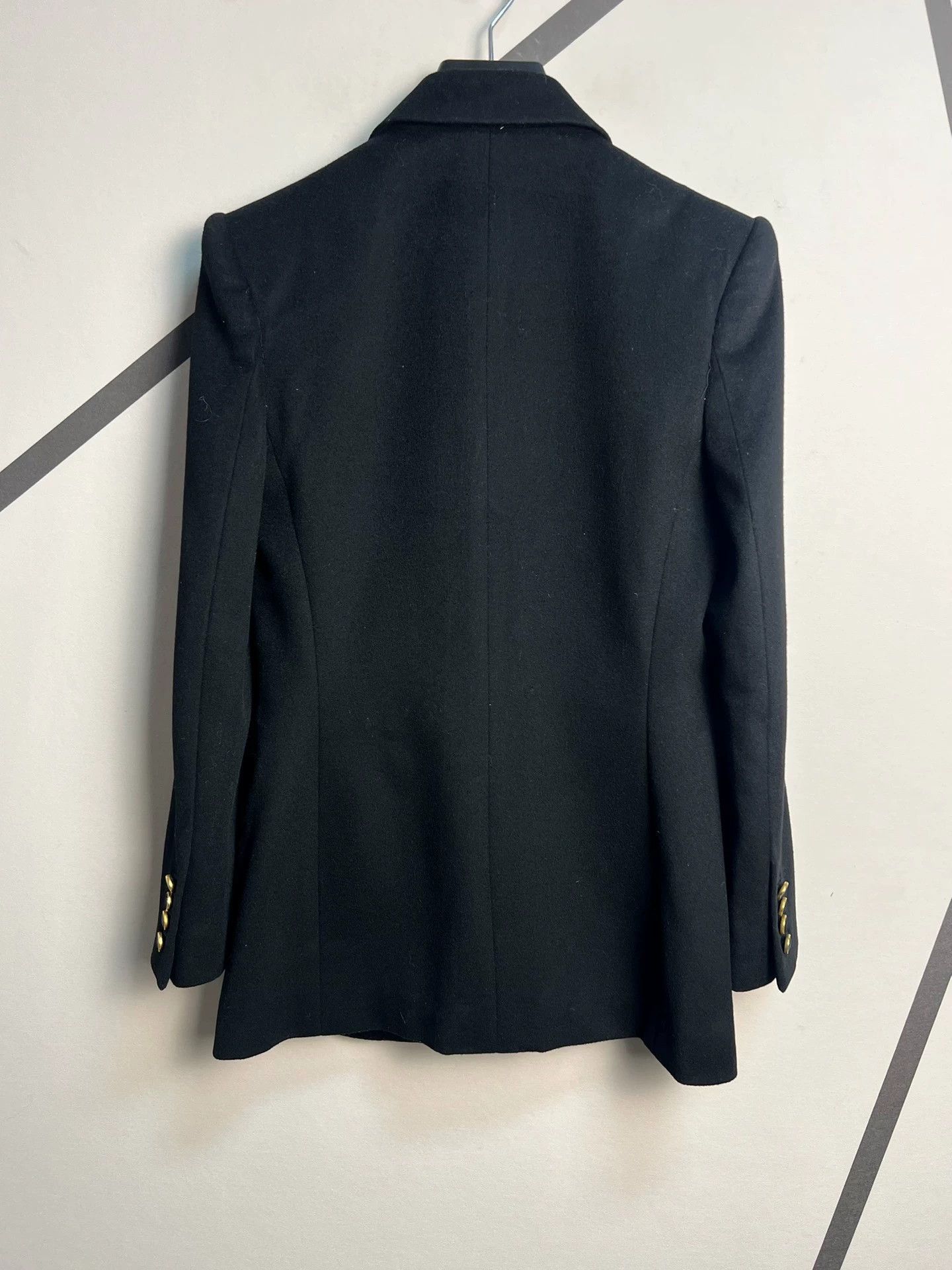 Saint Laurent Paris Authentic Saint Laurent double-breasted cashmere blazer Size S / US 4 / IT 40 - 2 Thumbnail