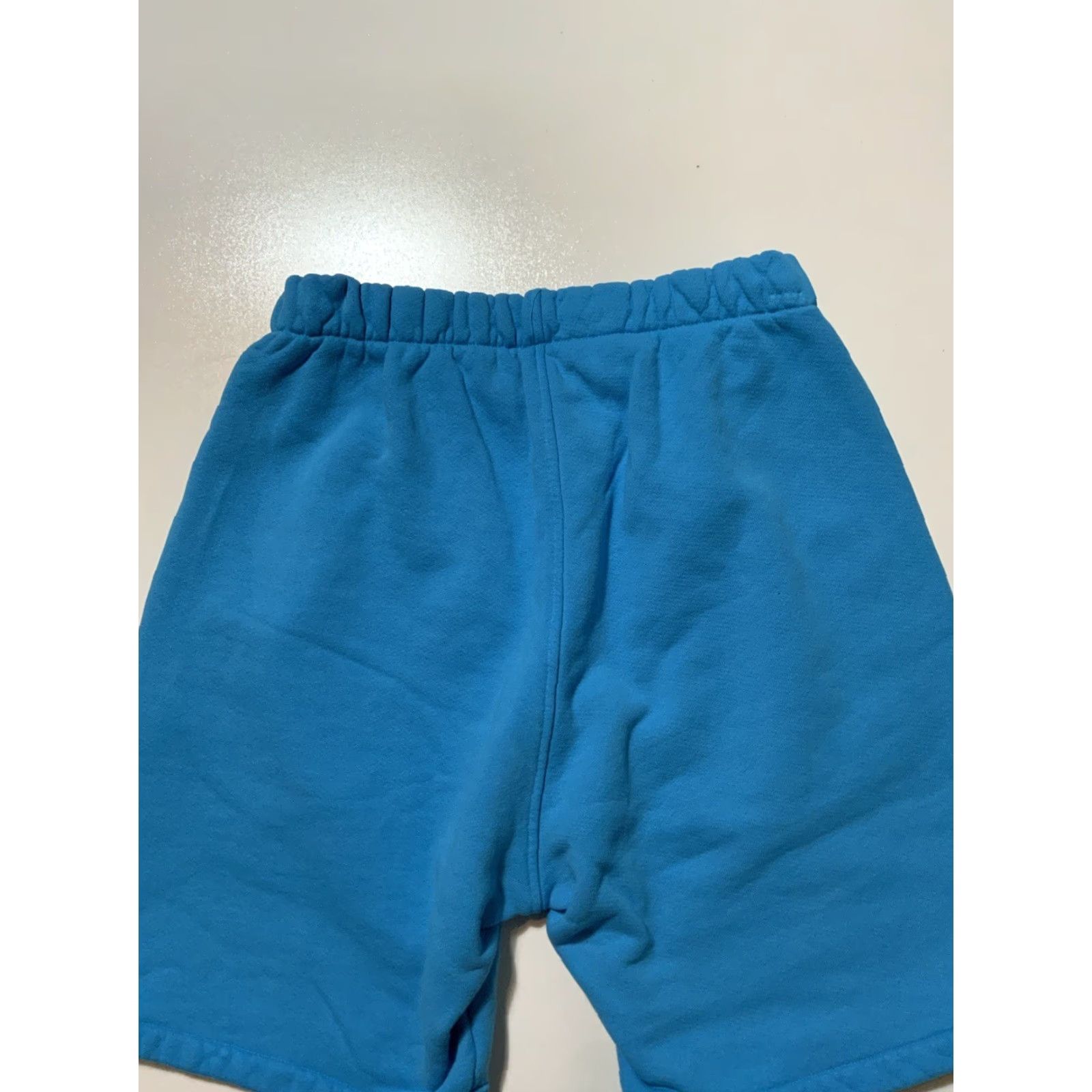 Madhappy Madhappy Sweat Shorts Blue Fleece Blank 7” Inseam Heavyweight Essential Sz S Mens Activewear Drawstring Size US 29 - 8 Thumbnail