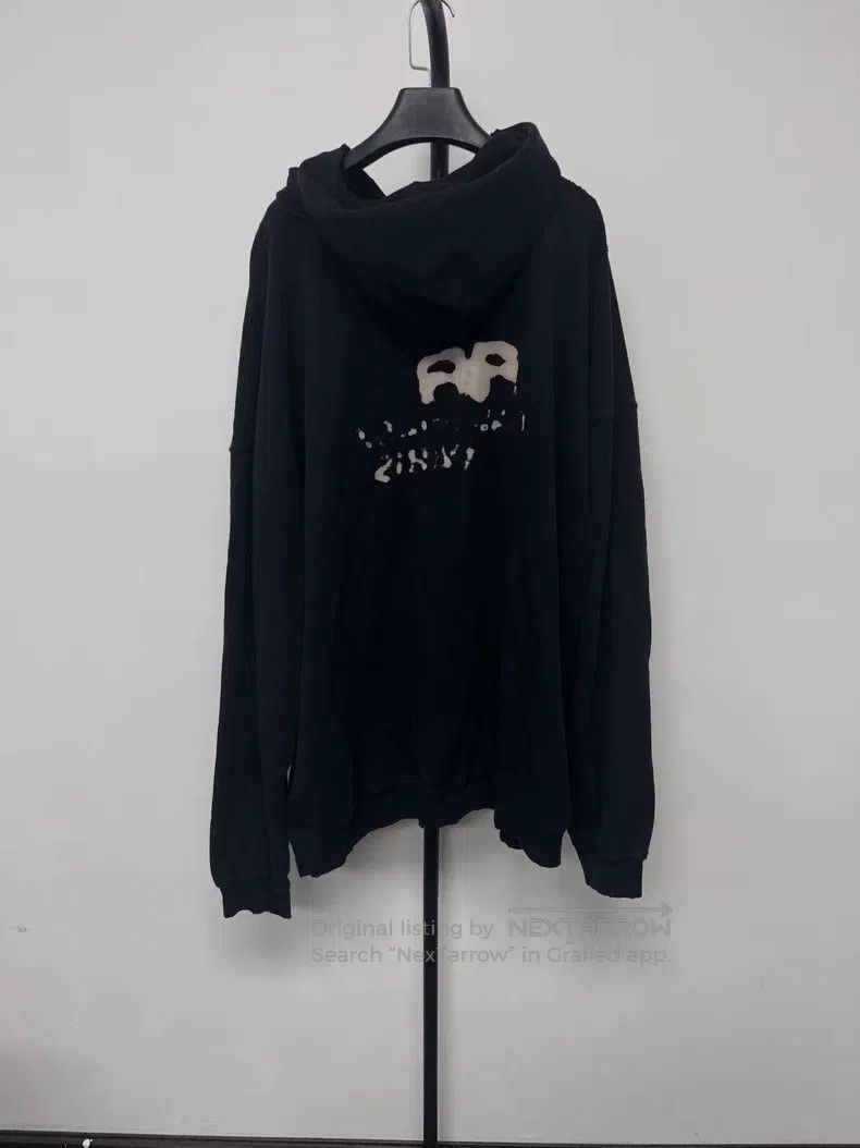 Balenciaga Balenciaga Letter Logo Print Hooded Long Sleeve Sweatshirt Size L / US 10 / IT 46 - 2 Thumbnail