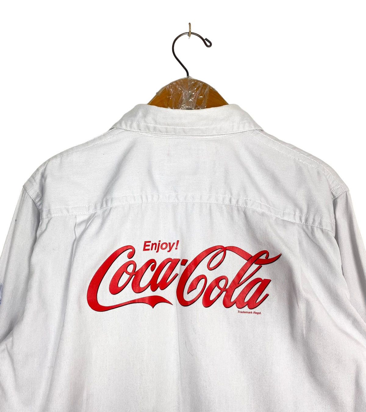 Coca Cola Rare‼️Coca Cola Staff Shirt Big Logo Size US L / EU 52-54 / 3 - 2 Thumbnail