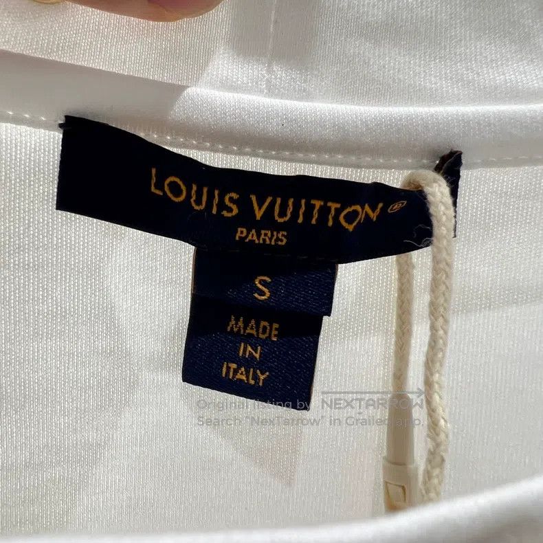 Louis Vuitton Louis Vuitton Neckline logo short sleeve T-shirt Size S / US 4 / IT 40 - 3 Thumbnail