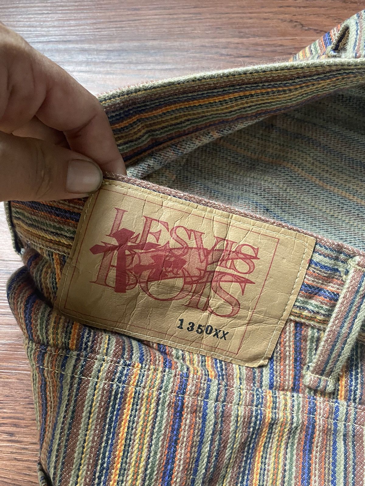 If Six Was Nine × Japanese Brand Lesvis Bois Stripe Pants Size US 34 / EU 50 - 5 Thumbnail