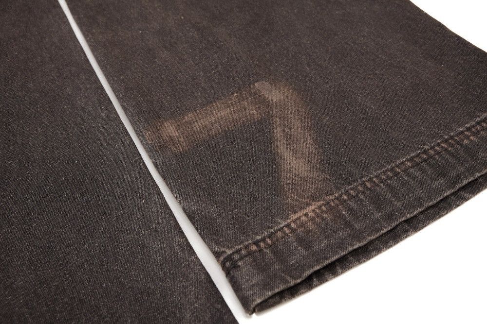 Vintage hippie trendy loose men's casual washed distressed jeans Size US 32 / EU 48 - 6 Thumbnail