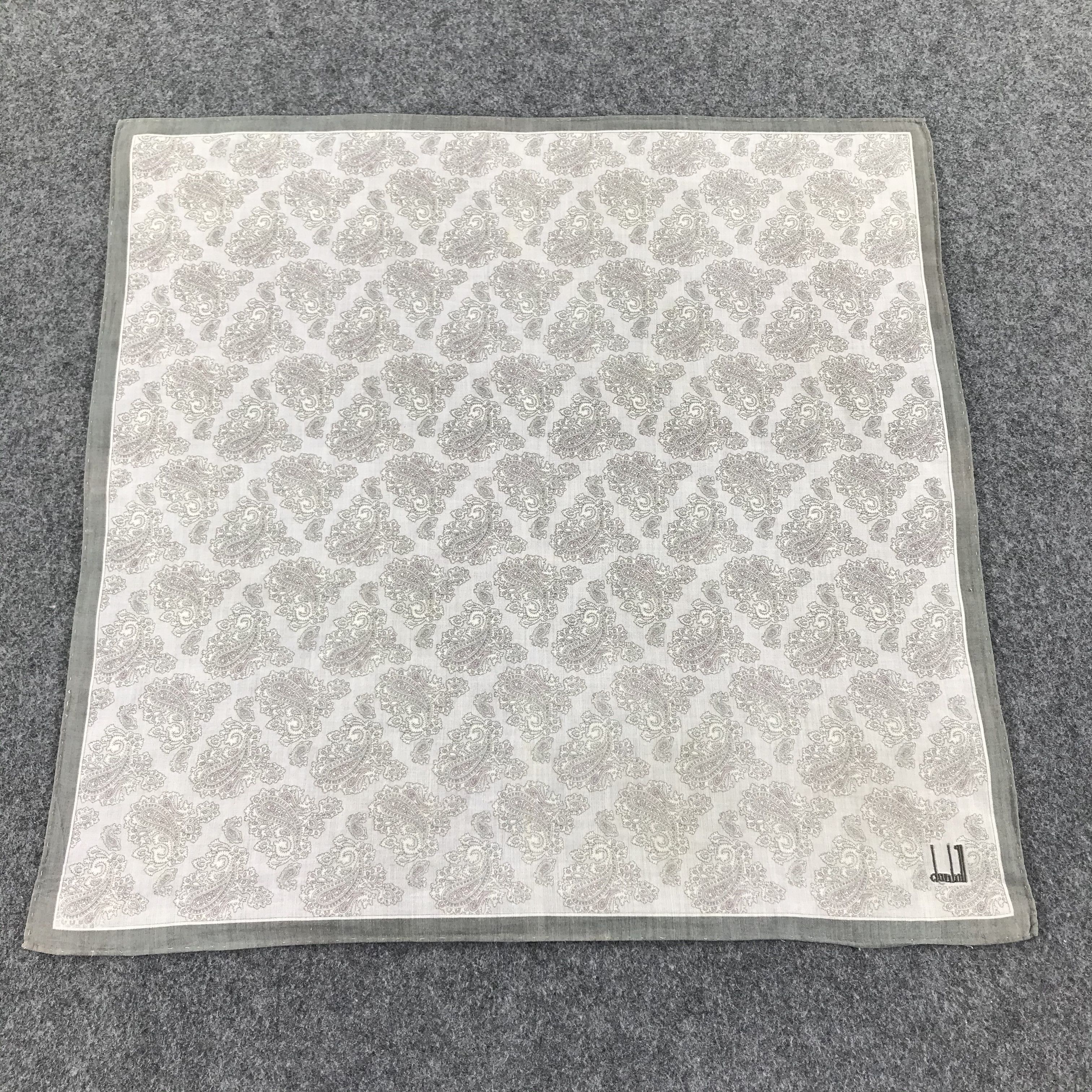 Alfred Dunhill Dunhill Paisley Handkerchief Neckerchief Bandana H233 Size ONE SIZE - 1 Thumbnail
