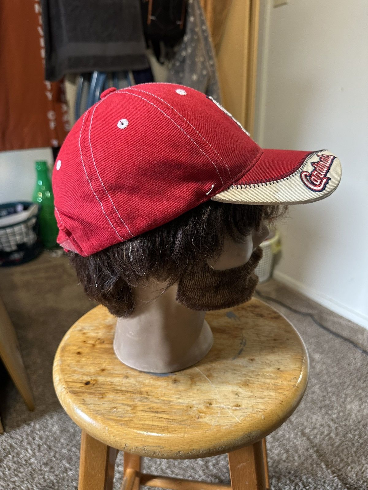 MLB Vintage MLB St. Louis Cardinal’s “triple red” hat 90s Size ONE SIZE - 3 Thumbnail