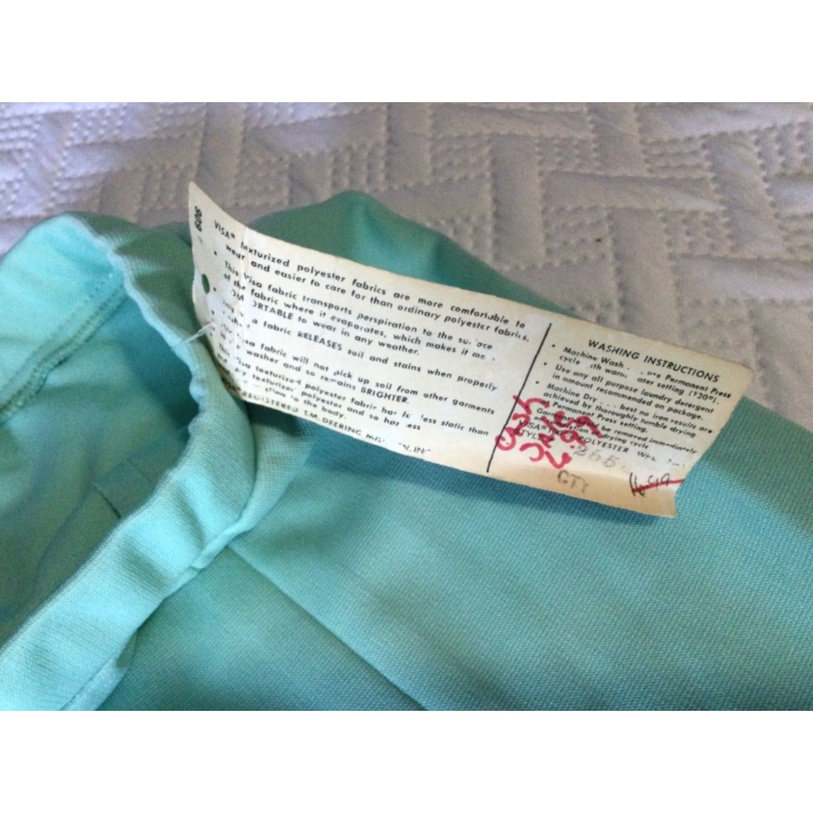 Etro Vintage Vintage Lady Devon Green Skirt Retro ’70s Style NWT Size 30 A-Line Elastic Waist Knee Length Solid Green Textured Polyester Skirt - NA Size 30" / US 8 / IT 44 - 4 Thumbnail