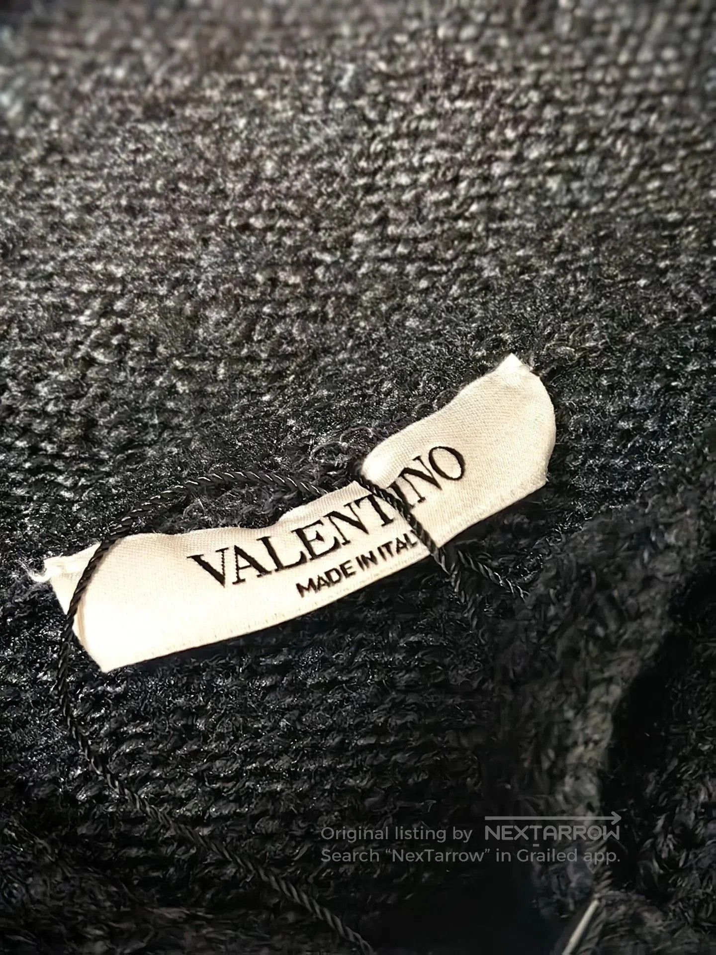 Valentino Valentino Black Hooded Fringe Cape Coat. Size L / US 10 / IT 46 - 4 Thumbnail