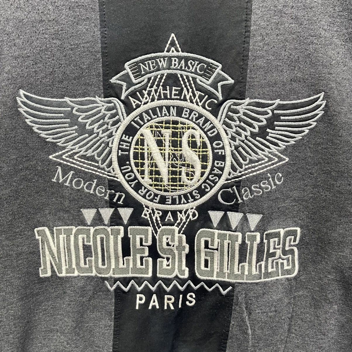 Vintage Nicole St. Gilles Paris Logo Crewneck Sweatshirt Size US L / EU 52-54 / 3 - 3 Thumbnail