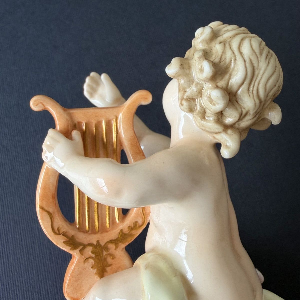 Other Vintage Unicorn Studio Porcelain Cherub Angel Harp Figurine Size ONE SIZE - 10 Thumbnail