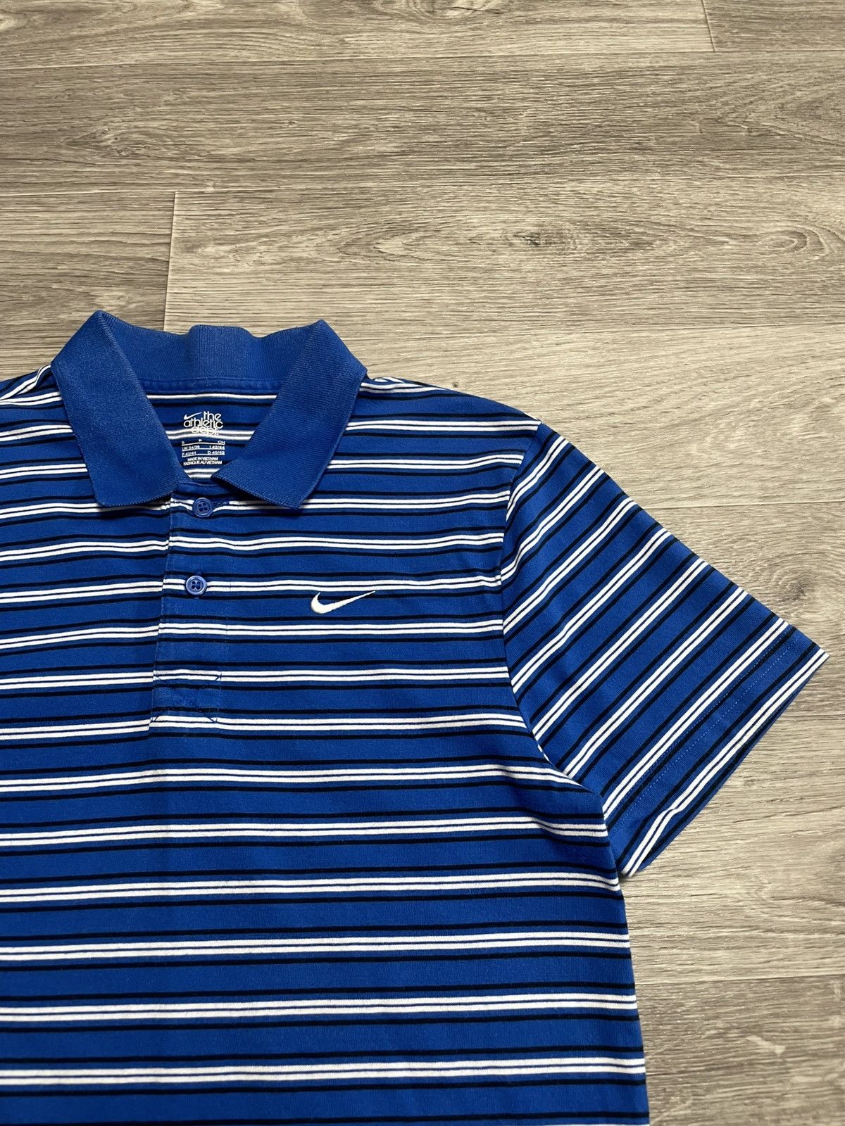 Nike Vintage Nike Striped Polo Shirt Y2K Size US S / EU 44-46 / 1 - 5 Thumbnail