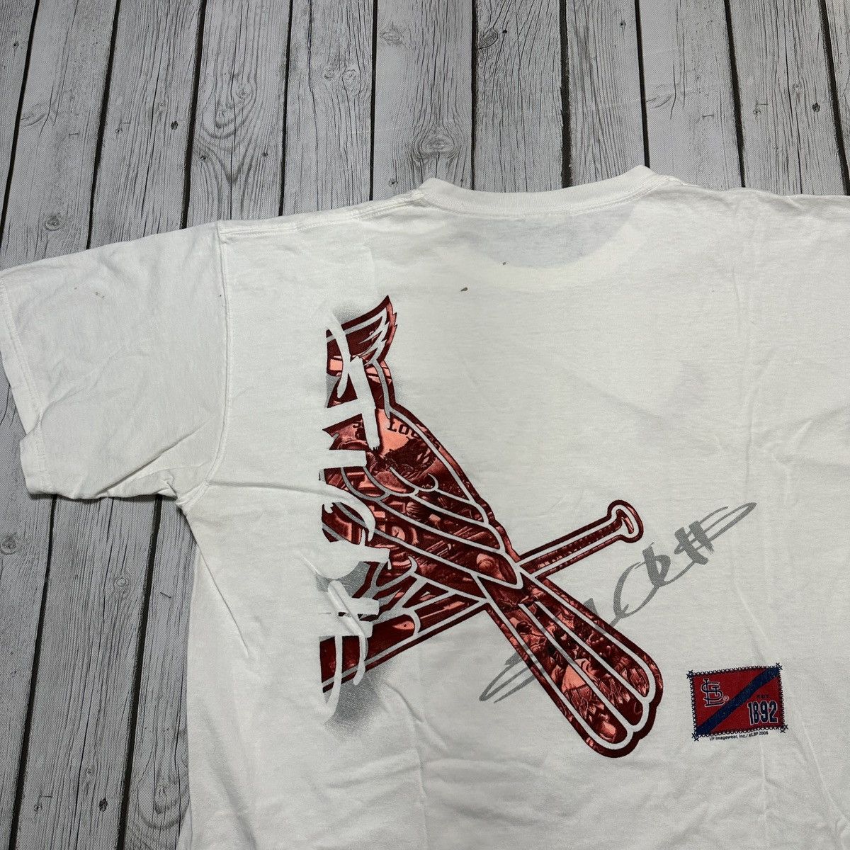 Lee × MLB × Vintage Vintage St. Louis Cardinals tee Size US XXL / EU 58 / 5 - 4 Thumbnail