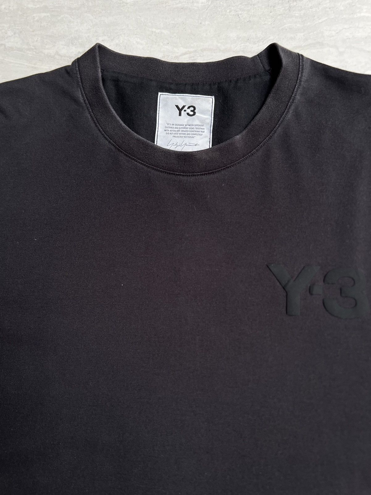 Yohji Yamamoto Y-3 Yohji Yamamoto Black T-shirt Size US L / EU 52-54 / 3 - 4 Thumbnail