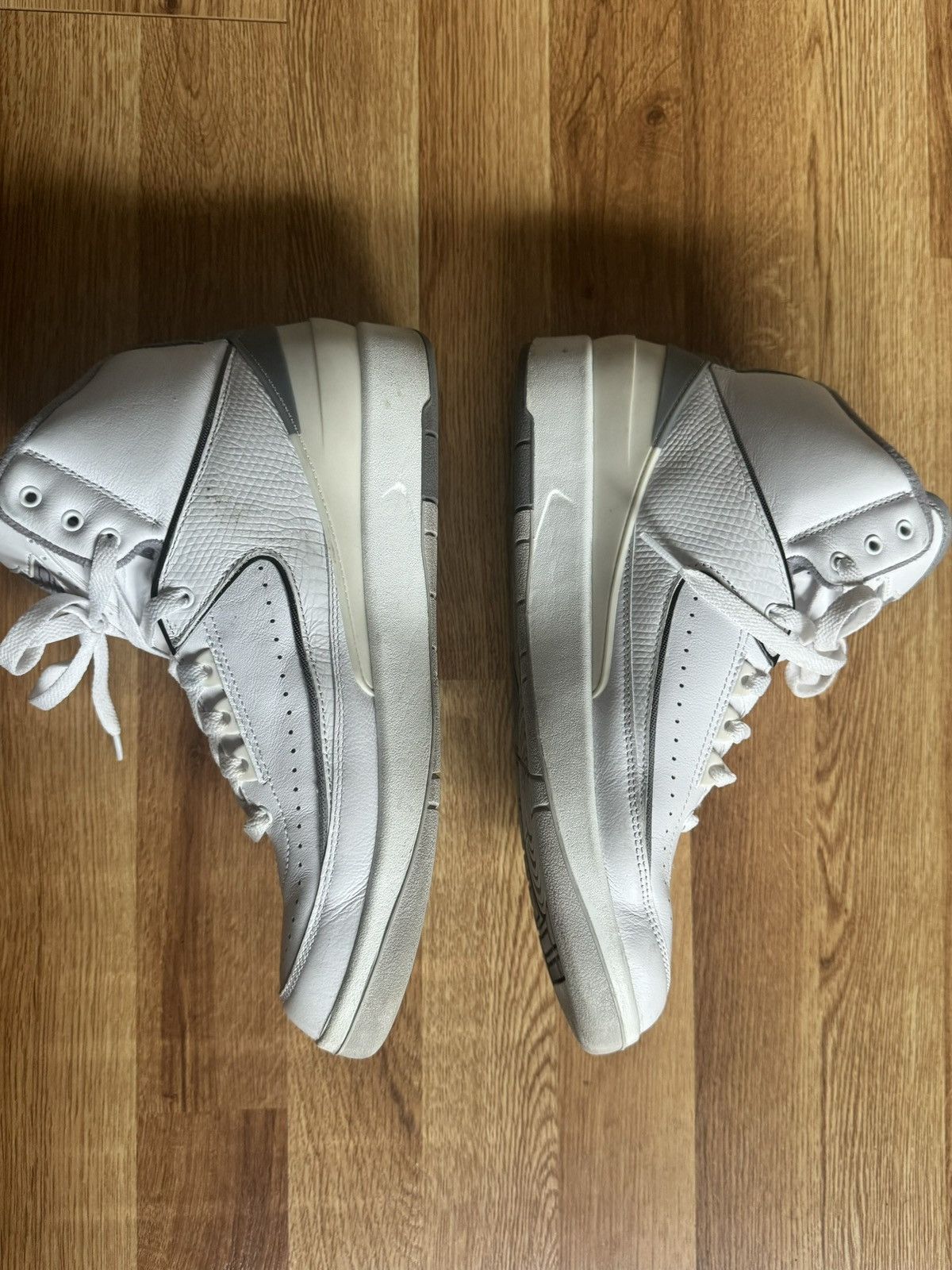 Jordan Brand × Vintage White jordan 2 high Size US 9.5 / EU 42-43 - 3 Thumbnail