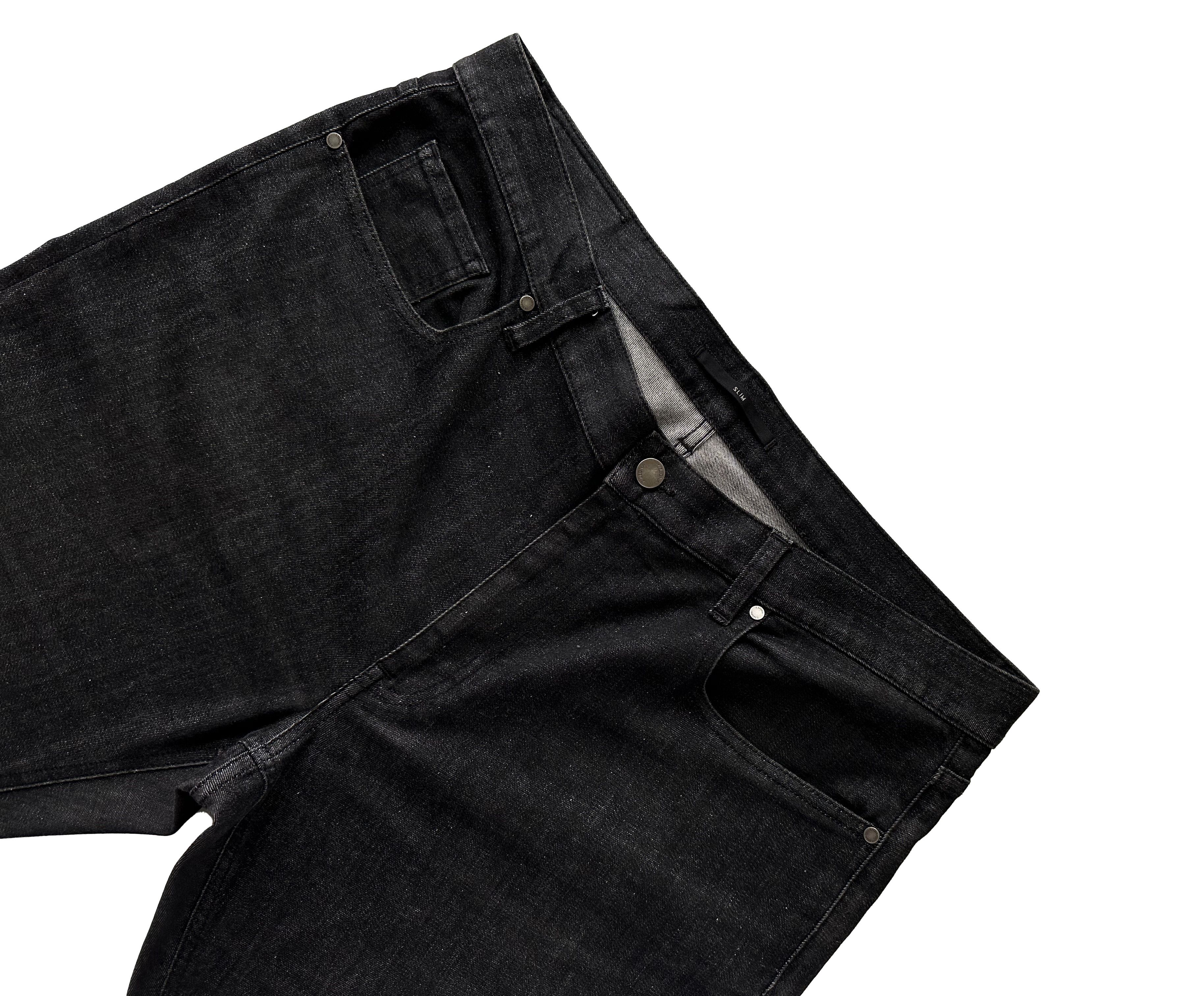 Z Zegna Ermenegildo Zegna black denim pants Size US 38 / EU 54 - 4 Thumbnail