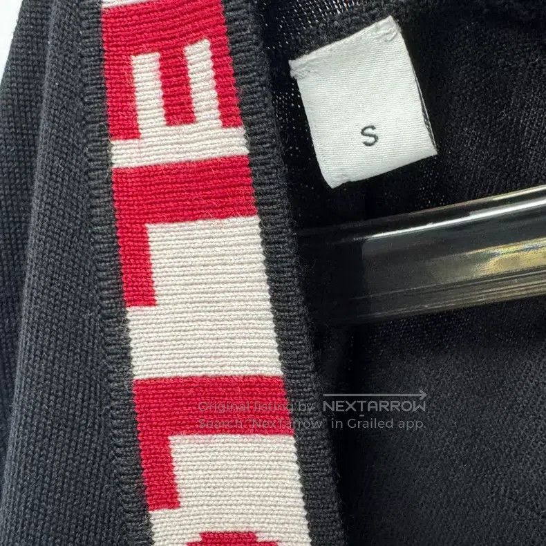 Givenchy Givenchy Black and Red Letter Logo Cardigan Size US S / EU 44-46 / 1 - 5 Thumbnail