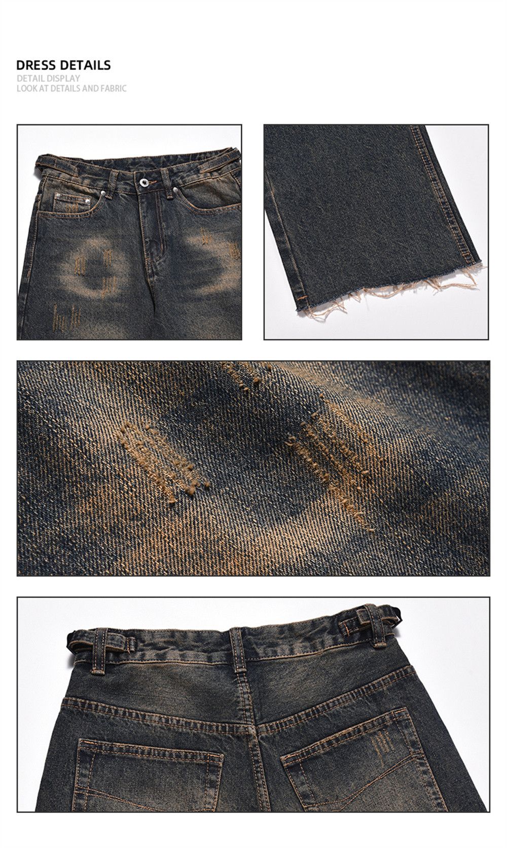 Vintage Baggy Straight Leg Jeans