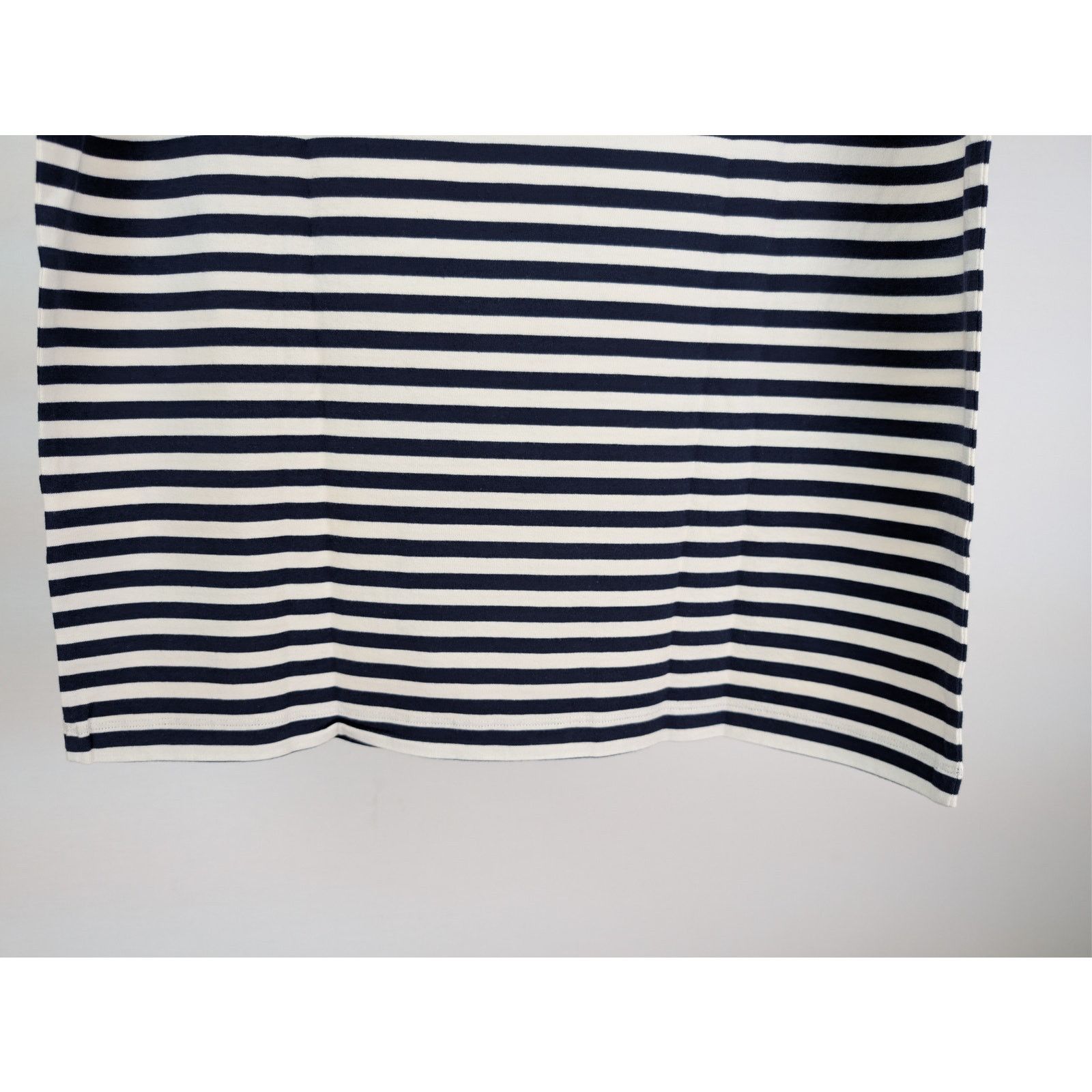 Officine Generale o1rshd1 Short Sleeve Tee T-Shirt Stripe in Navy/White Size US XL / EU 56 / 4 - 12 Thumbnail