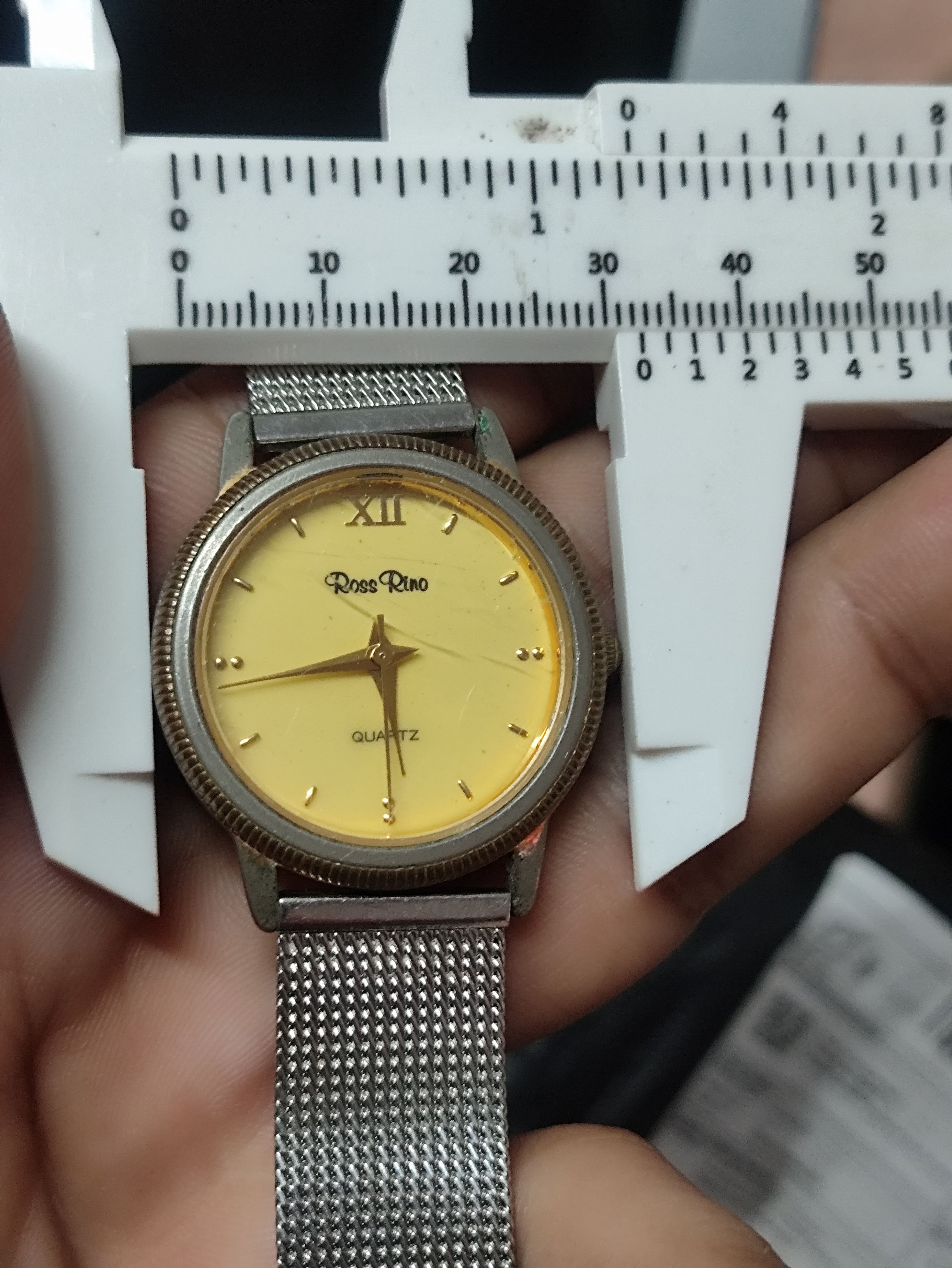 Japanese Brand × Vintage Vintage ROSS RINO 18K GOLD ELECTRO PLATE (JAPAN WATCH) Size ONE SIZE - 6 Thumbnail