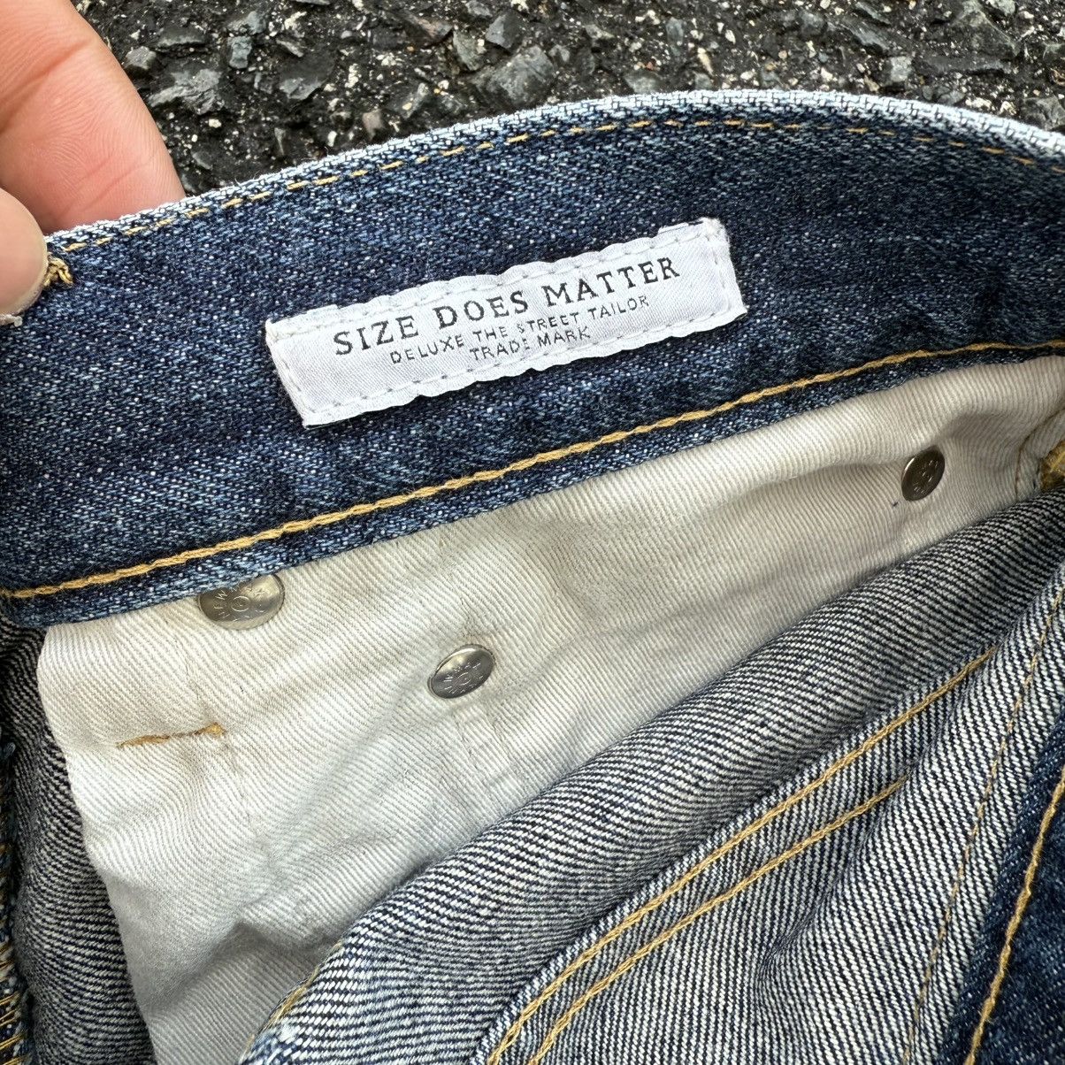 Deluxeware VINTAGE DULEXE CLOTHING FADED JEAN DENIM PANTS Size US 31 - 15 Thumbnail