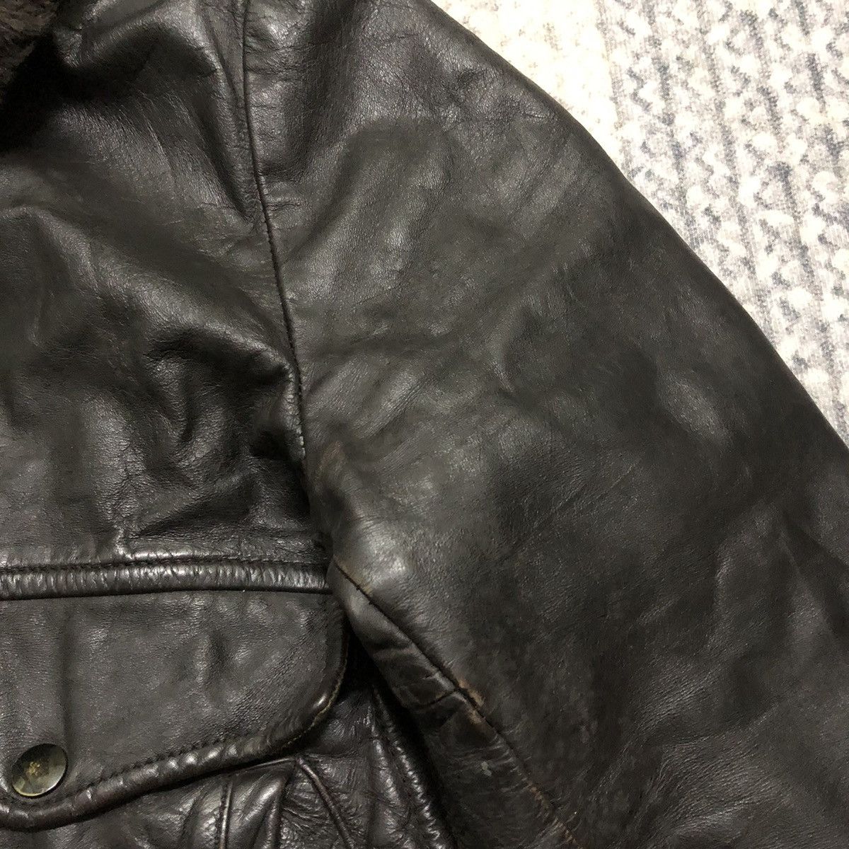 Cooper × Vintage Rare Distressed Vintage Cooper Sportswear Leather Jacket Size US M / EU 48-50 / 2 - 8 Thumbnail