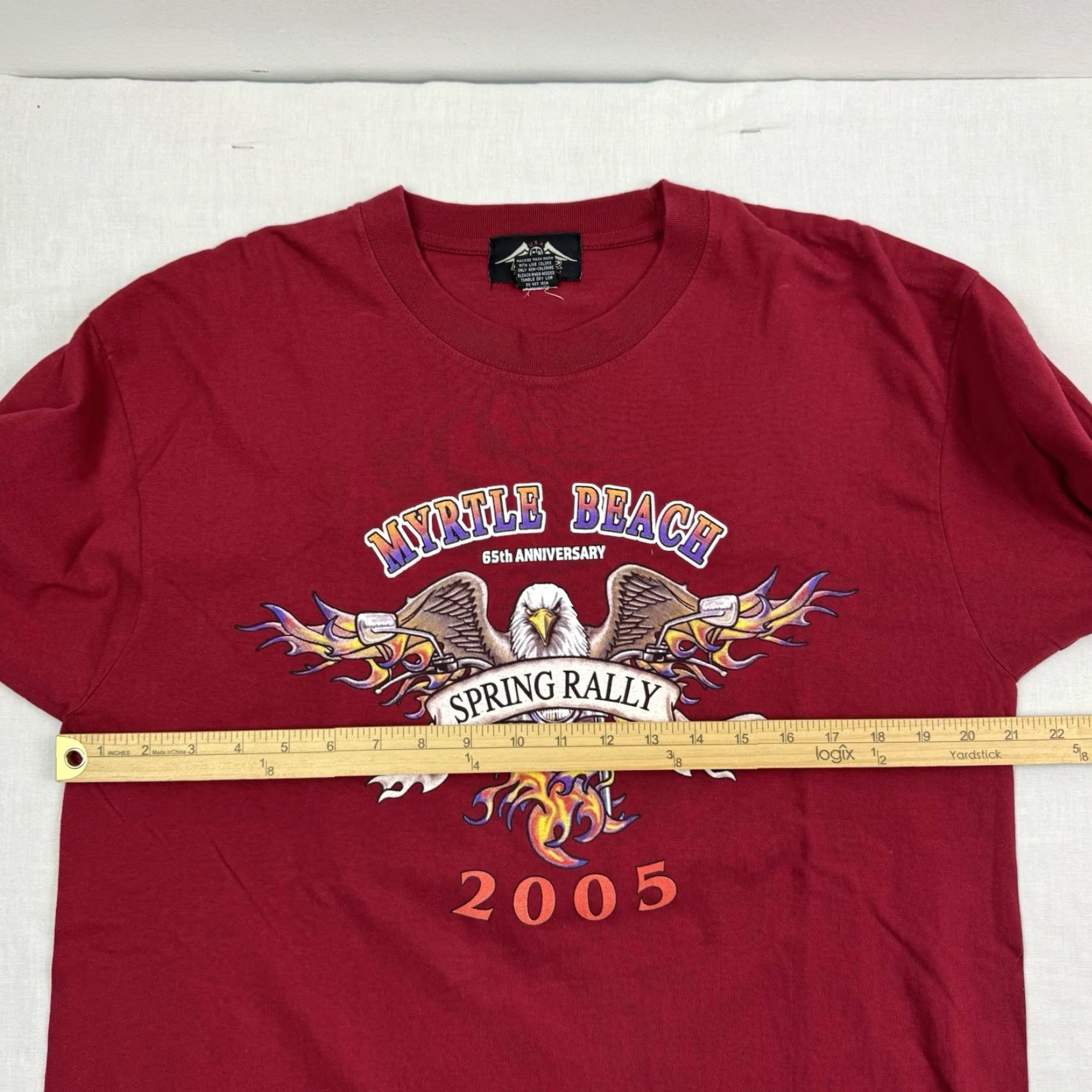 Vintage VINTAGE Myrtle Beach Spring Biker Rally 2005 Long Sleeve Shirt Adult Large Flame Size US L / EU 52-54 / 3 - 7 Thumbnail