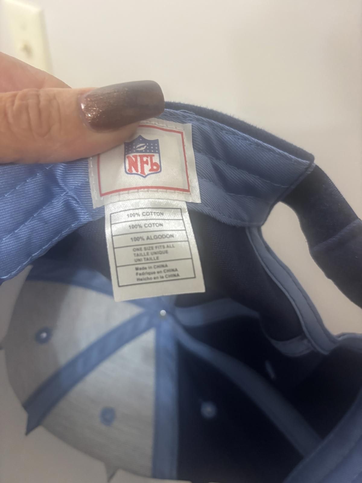 NFL Tennessee Titans NFL Cap - Adjustable Baseball Hat Size ONE SIZE - 4 Thumbnail