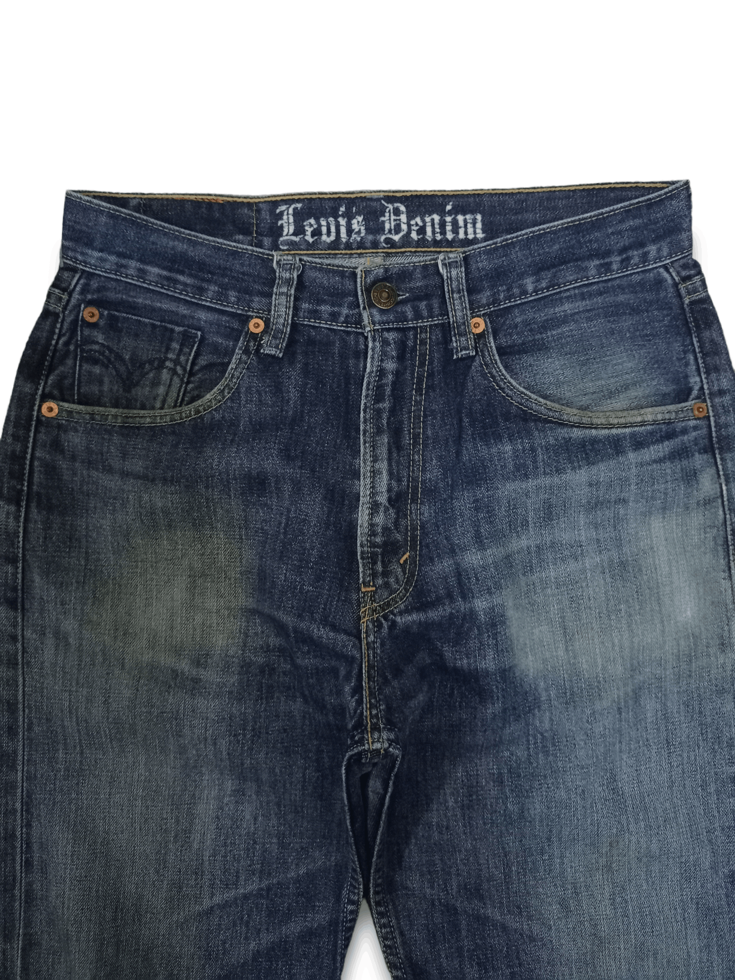 Levi's × Levi's Vintage Clothing Vintage 90s Levis Blue Wash Baggy Distressed Jeans 30x28 Size US 30 / EU 46 - 4 Thumbnail