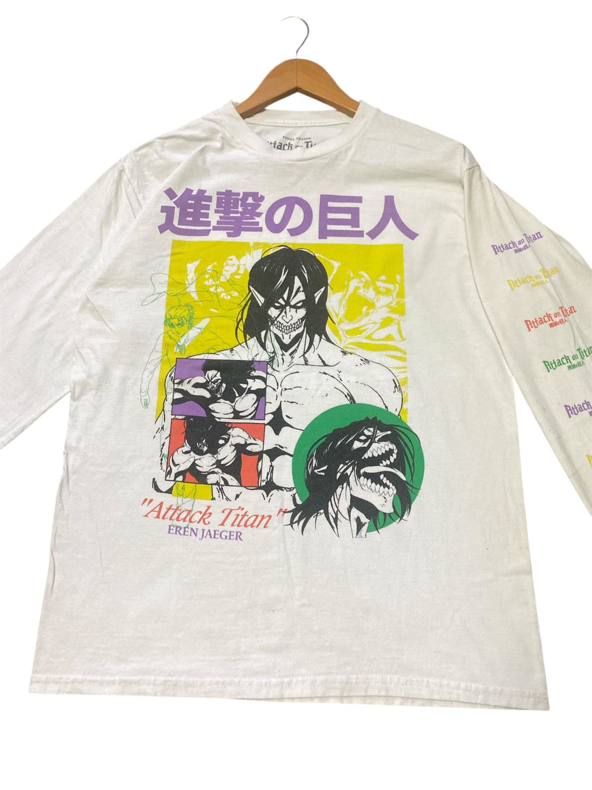 Anime × Japanese Brand × Vintage 💸BINDING OFFER💸VINTAGE ATTACK ON TITAN FINAL SEASON ANIME 🔥 Size US M / EU 48-50 / 2 - 4 Thumbnail