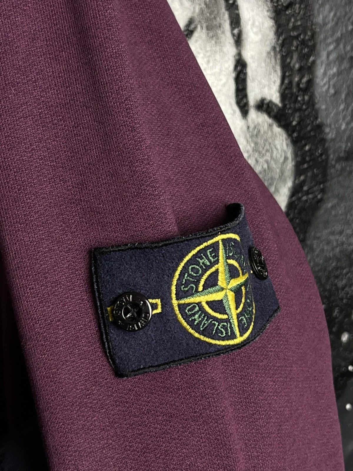 Stone Island Stone Island Purple Crewneck Pocket Sweatshirt Mens Size 3XL Size US XXL / EU 58 / 5 - 8 Thumbnail