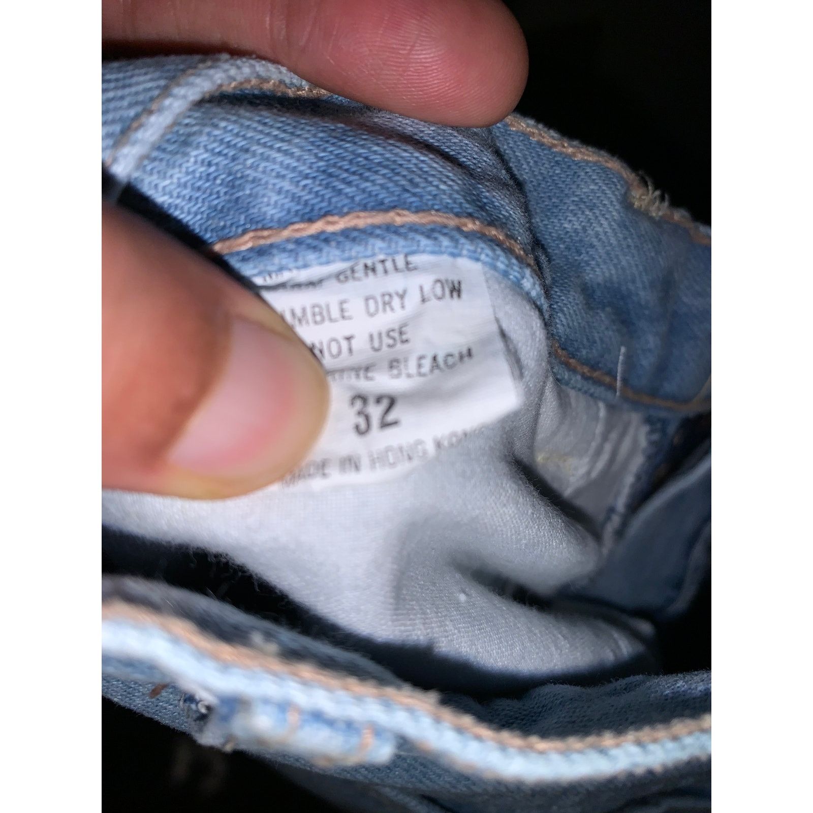Valentino × Vintage Valentino Jeans High Waisted Mom Jeans Light Wash Size 12 Size 34" / US 12 / IT 48 - 9 Thumbnail