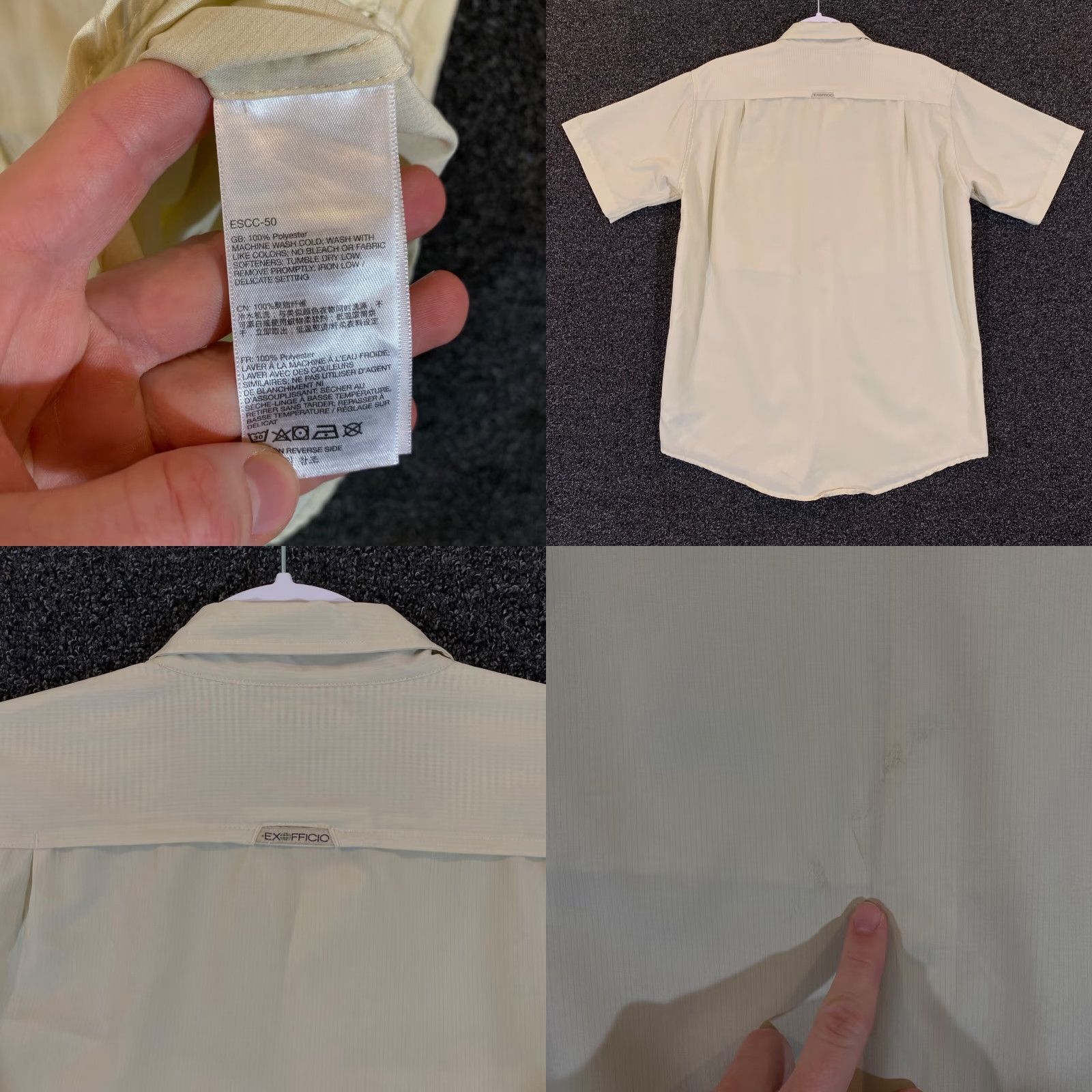 ExOfficio Exofficio Shirt Mens M Button-Up Outdoors S/S Hiking Trail Casual Travel Workwear Size US M / EU 48-50 / 2 - 8 Thumbnail