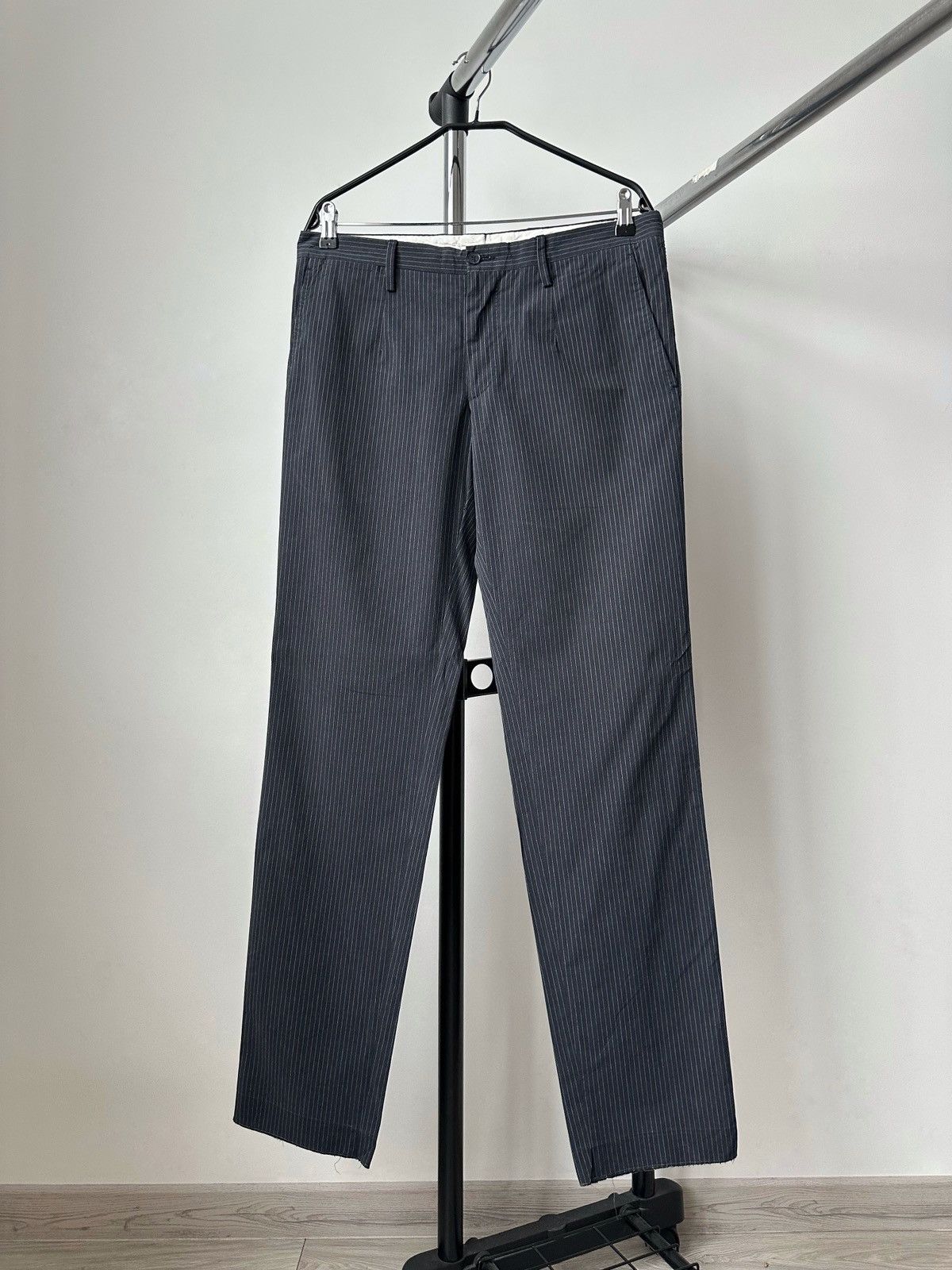 Dolce & Gabbana Vintage Dolce & Gabbana Luxury Striped Suit Blazer Pants Size 48S - 13 Thumbnail