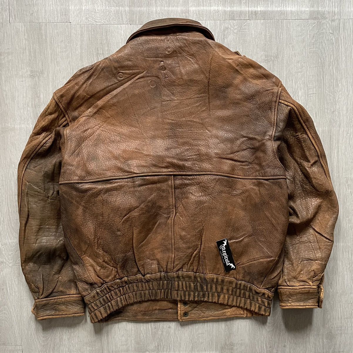 Other Robo 1941 Vintage Bomber Pilot Genuine Leather Jacket Size US XL / EU 56 / 4 - 8 Thumbnail