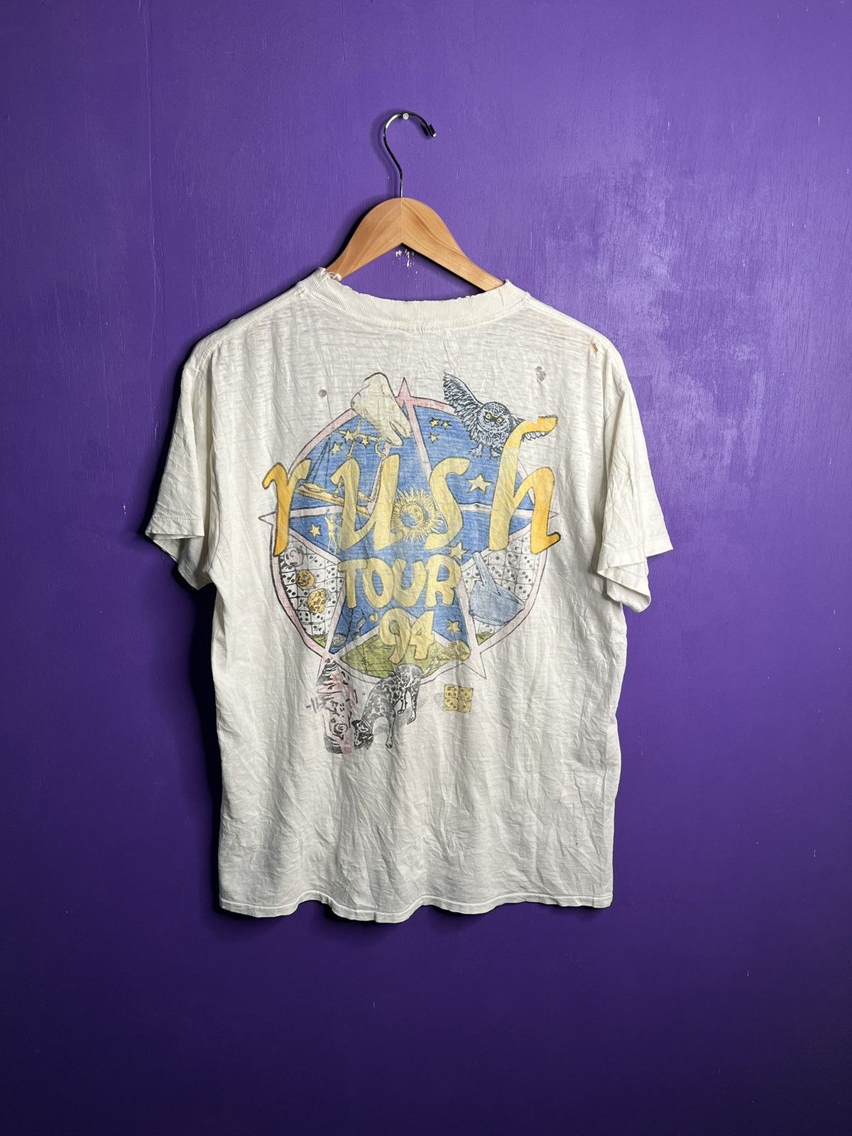 Band Tees × Vintage Vintage 1994 RUSH boxes logo tour t-shirt Size US L / EU 52-54 / 3 - 2 Thumbnail