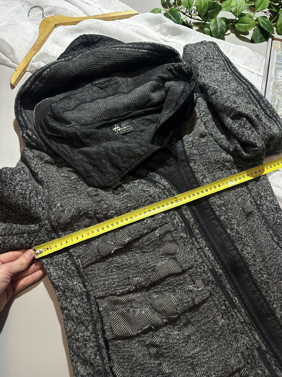 Other Beate Heymann Streetcouture Wool Jackets Textured Hooded Size L / US 10 / IT 46 - 14 Thumbnail