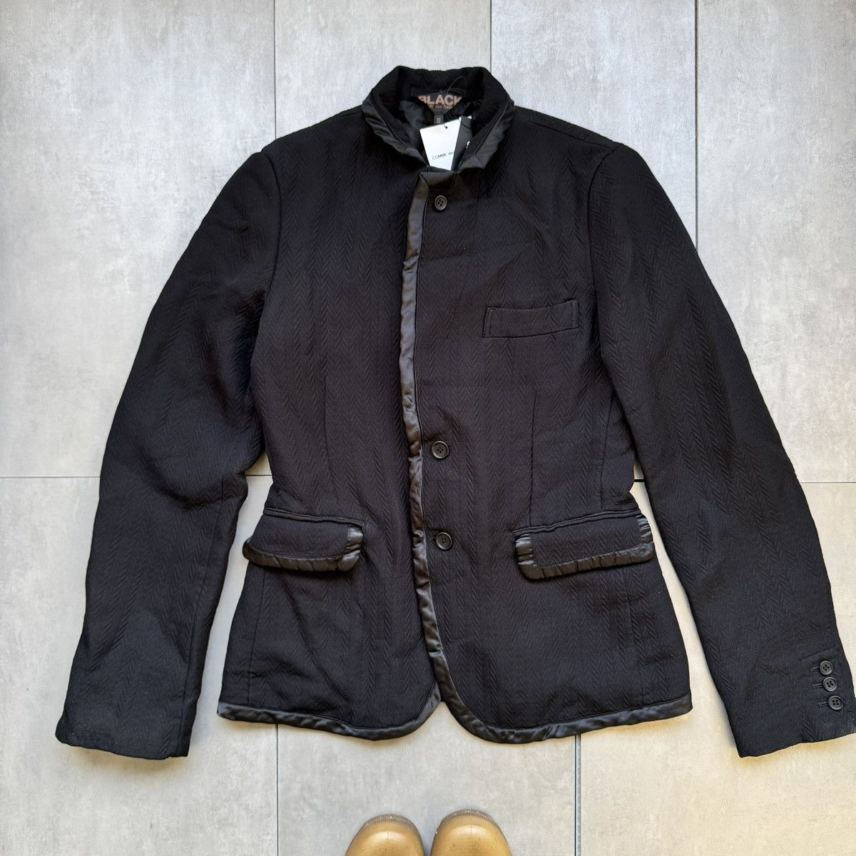 Comme des Garcons Black Comme des Garçons BLACK Blazer Black Size S / US 4 / IT 40 - 1 Thumbnail
