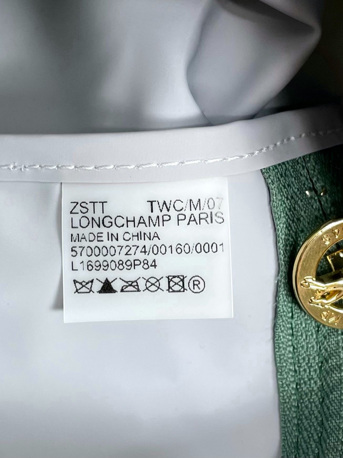 Longchamp Longchamp Paris Le Pliage Green Backpack – Grass Green Size ONE SIZE - 15 Thumbnail