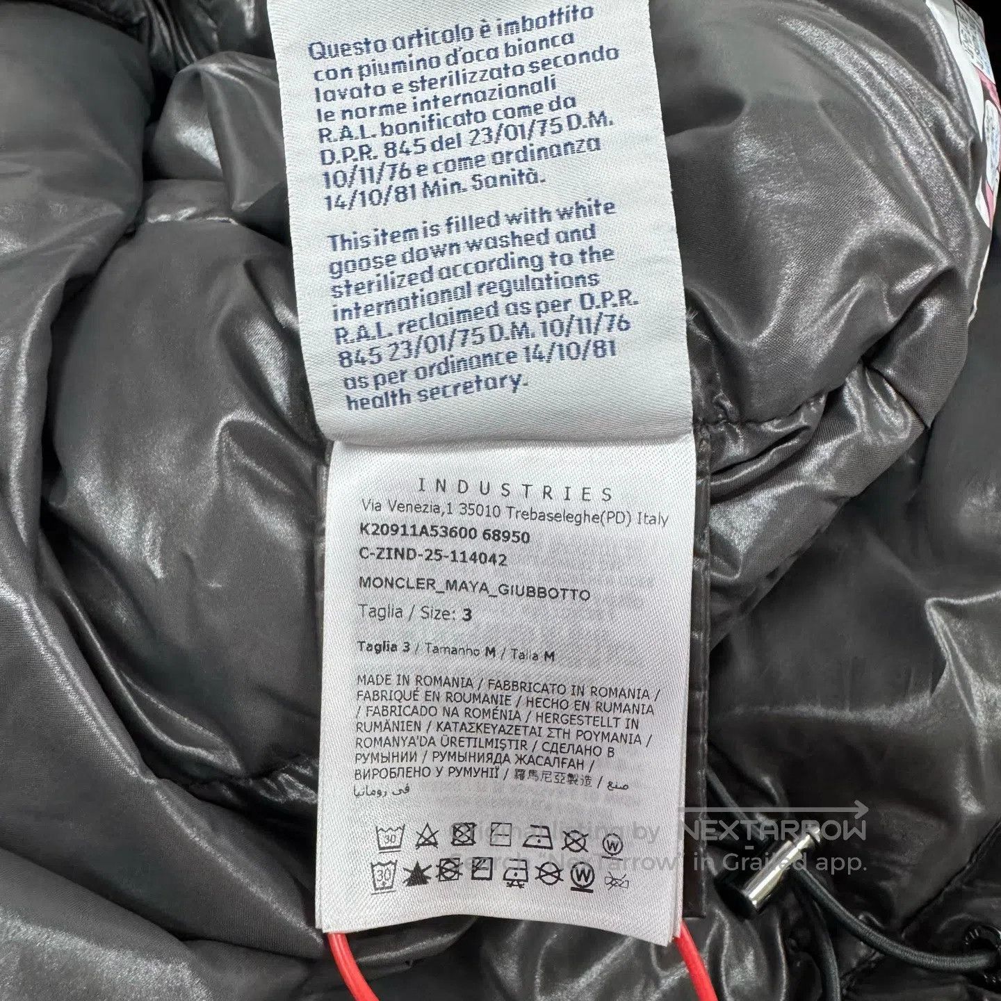 Moncler Moncler Lustrous Maya stand-collar down jacket| Size US L / EU 52-54 / 3 - 8 Thumbnail
