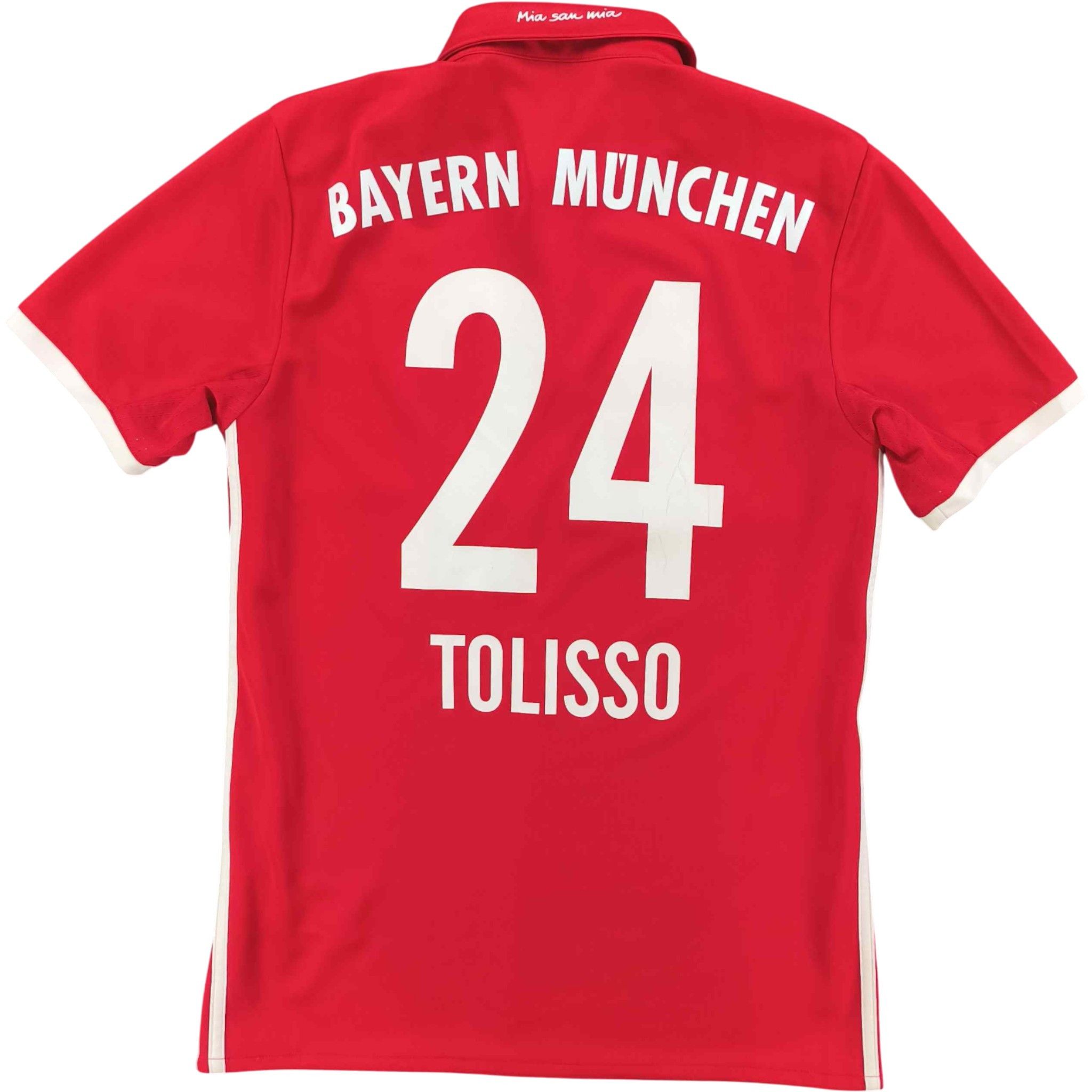 Adidas Bayern Munich 2016-17 Adidas home Tolisso football jersey XS Size US XS / EU 42 / 0 - 1 Thumbnail