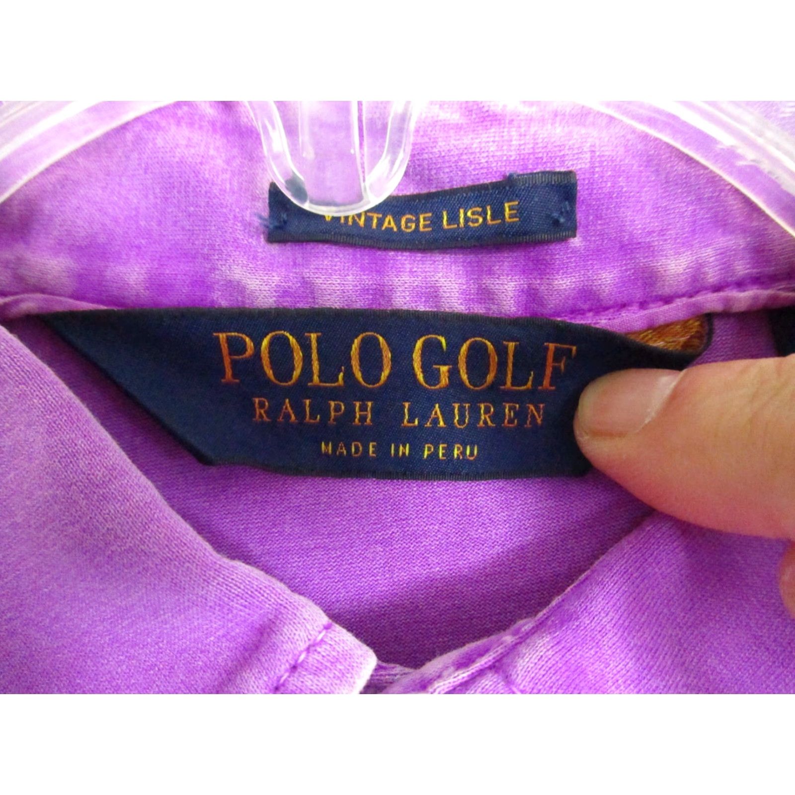 Polo Ralph Lauren Polo Ralph Lauren Shirt Polo Golf Mens XL Purple Vintage Lisle Pima 2015 US Open Size US XL / EU 56 / 4 - 5 Thumbnail