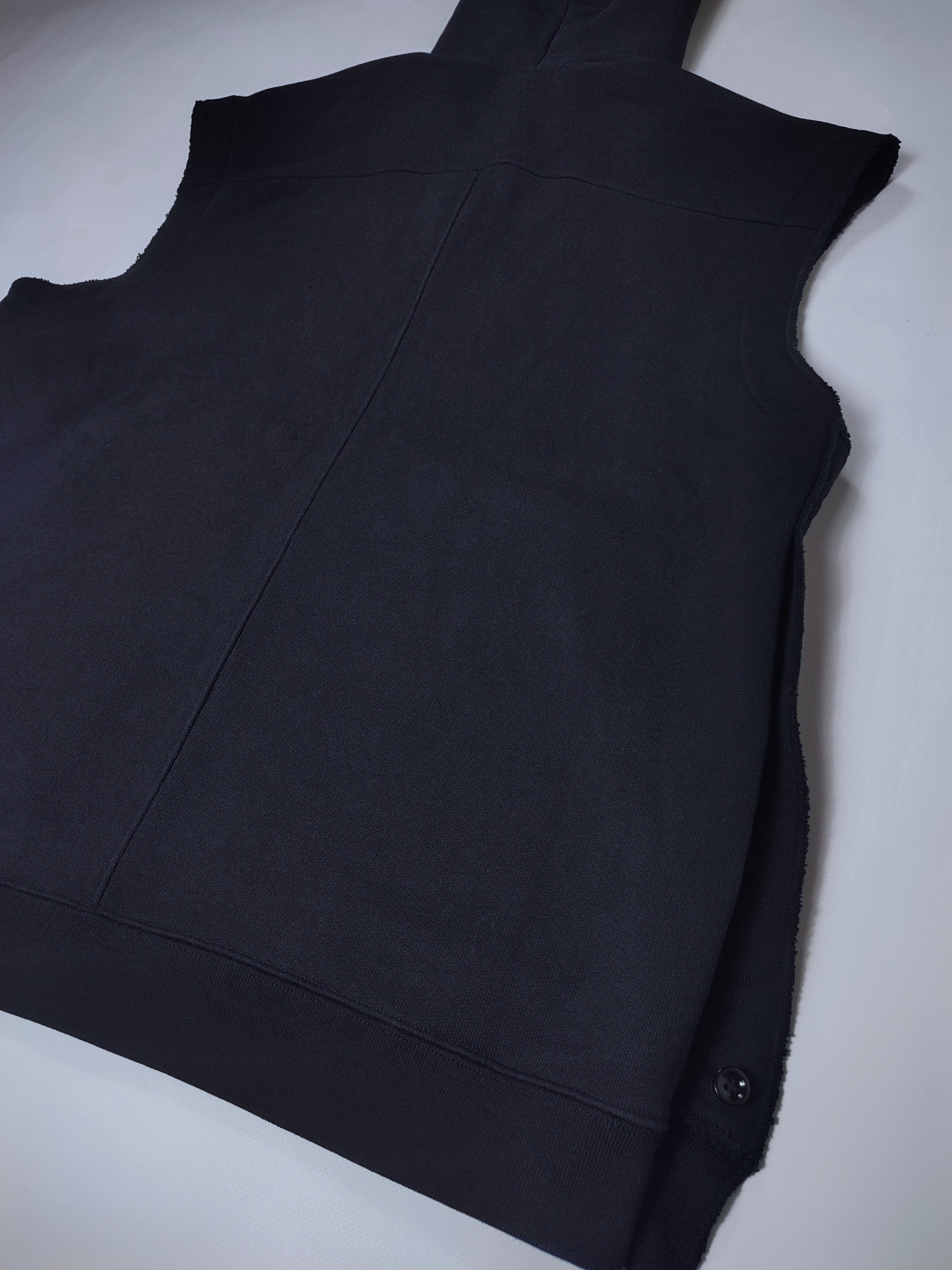 Dries Van Noten Oversized sleeveless hoodie Rick Owens Vetements Vuja De Size US M / EU 48-50 / 2 - 16 Thumbnail