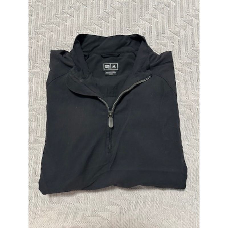 Adidas Adidas black windbreaker quarter zip pullover size M Size US M / EU 48-50 / 2 - 1 Thumbnail