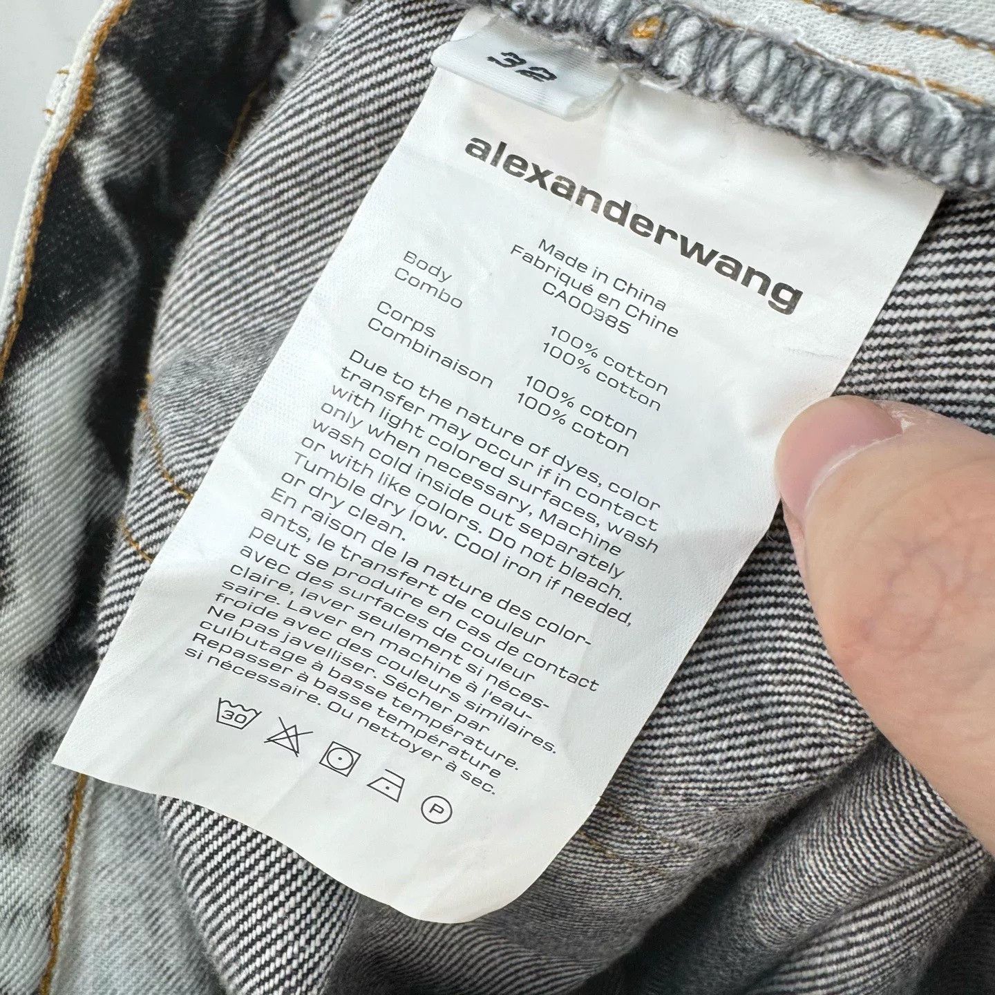 Alexander Wang Alexander Wang Colorblock Denim Pants Size US 32 / EU 48 - 8 Thumbnail