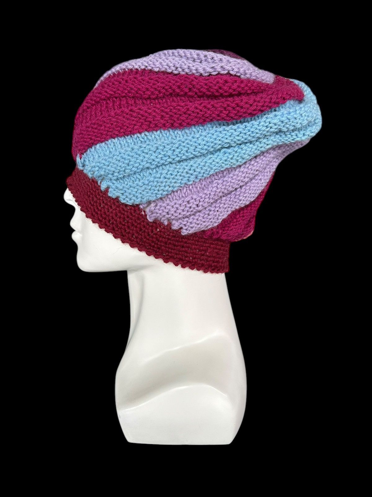 Japanese Brand × Kapital × Vintage Crochet Knitted Handmade Beanie Hats Size ONE SIZE - 2 Thumbnail