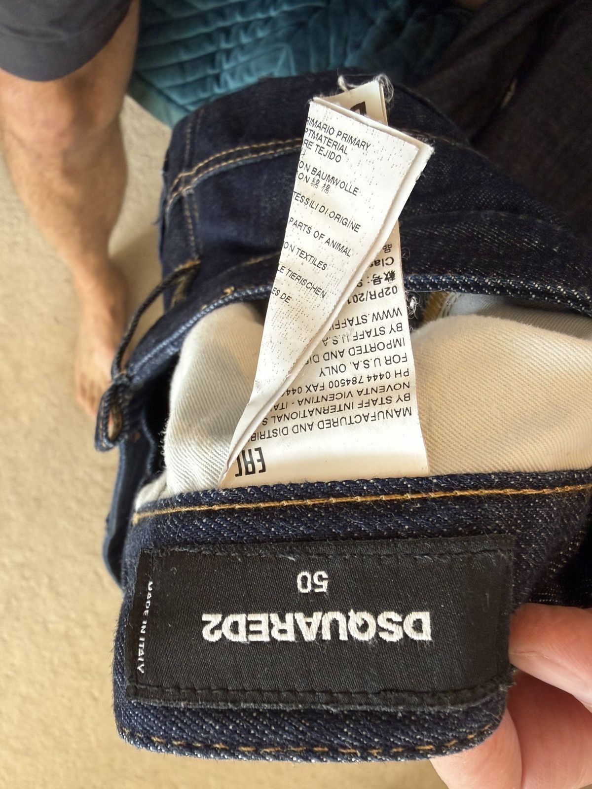 Dsquared2 Size 34 Dark Denim Dsquared2 Jeans Size US 34 / EU 50 - 6 Thumbnail